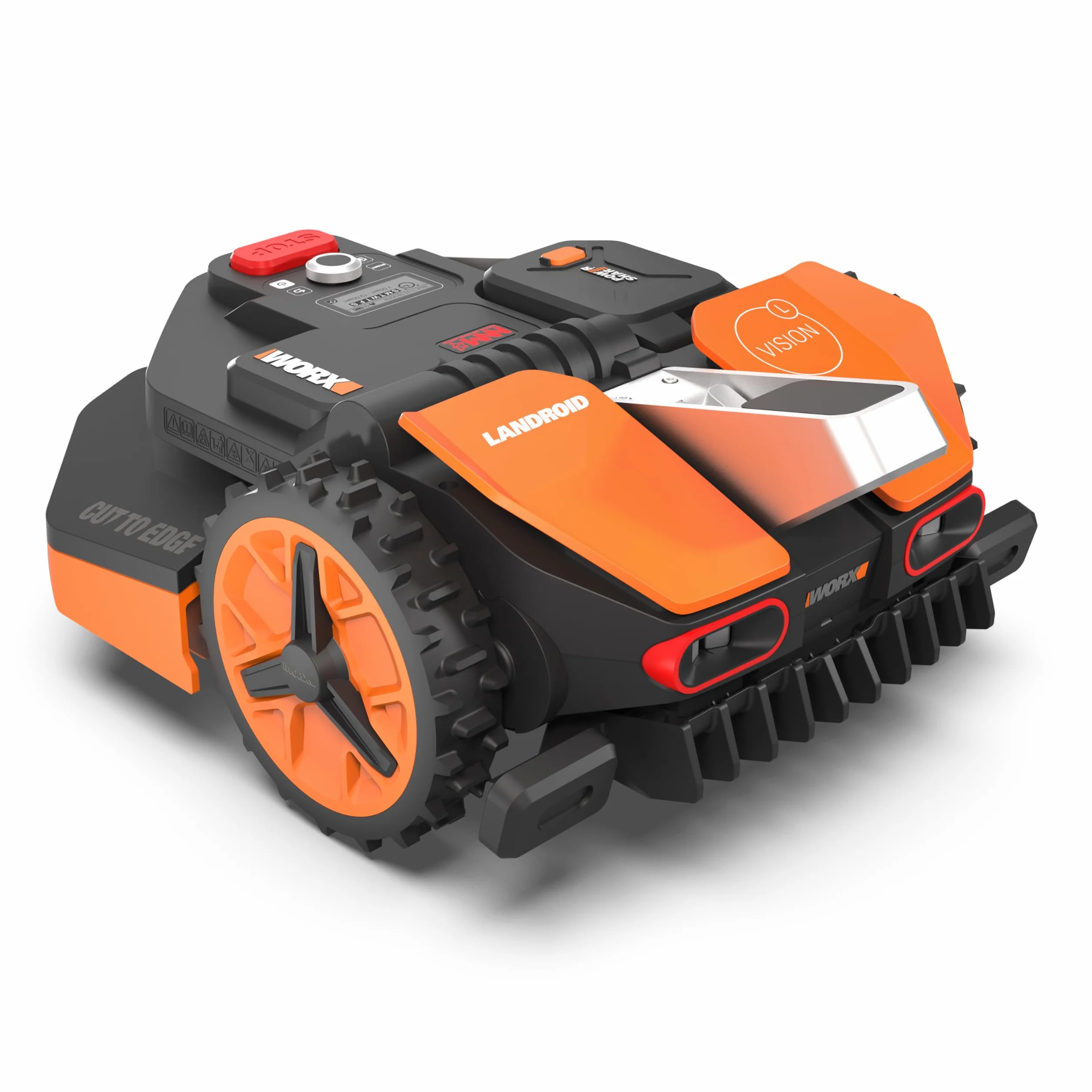Worx Landroid Vision Robot Koszący, Czarny/Pomarańczowy, 1300 m²