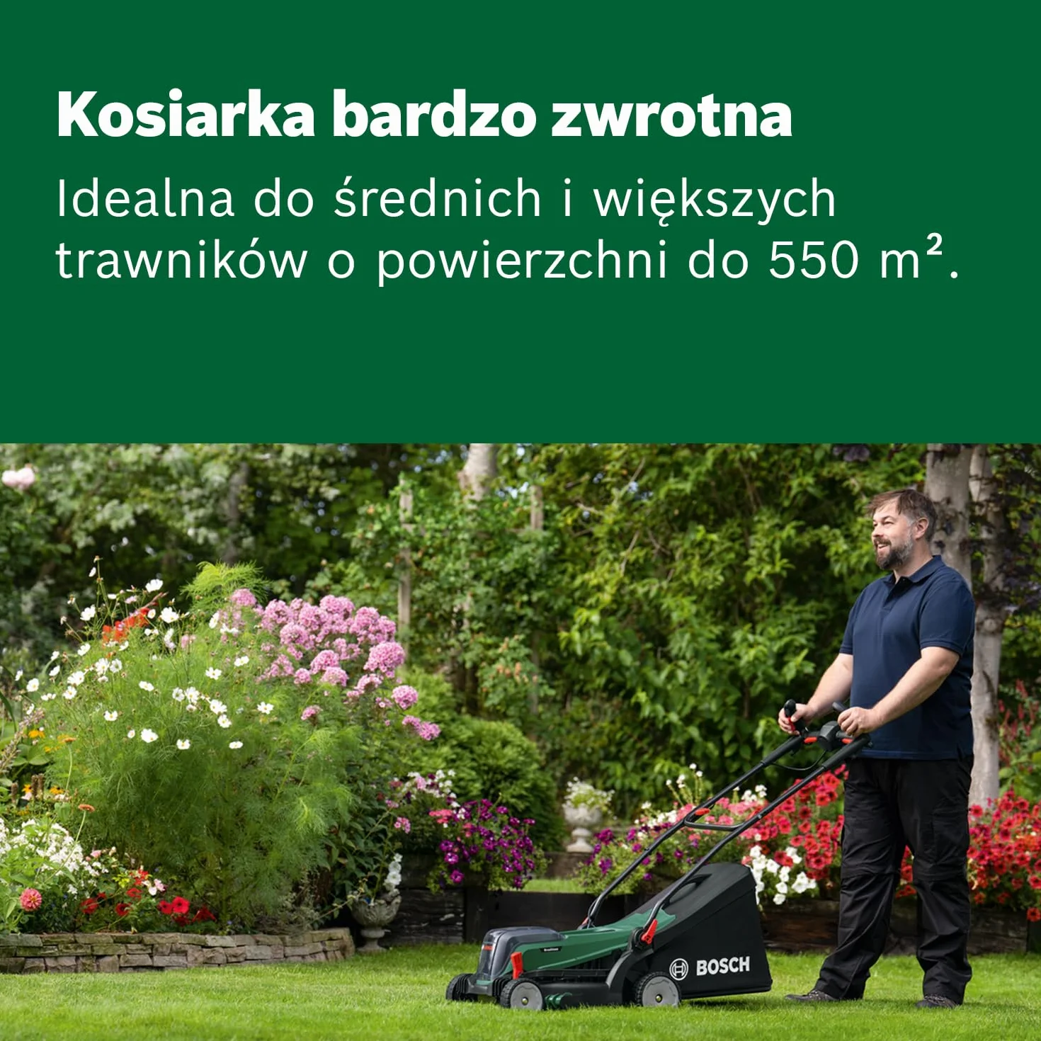 Bosch Kosiarka Akumulatorowa 40 l