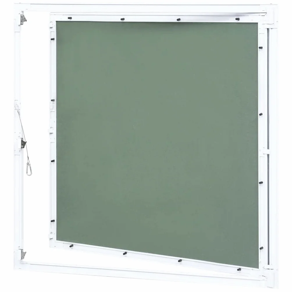 vidaXL Panel rewizyjny z aluminiową ramą i płytą z gipsu, 700x700 mm