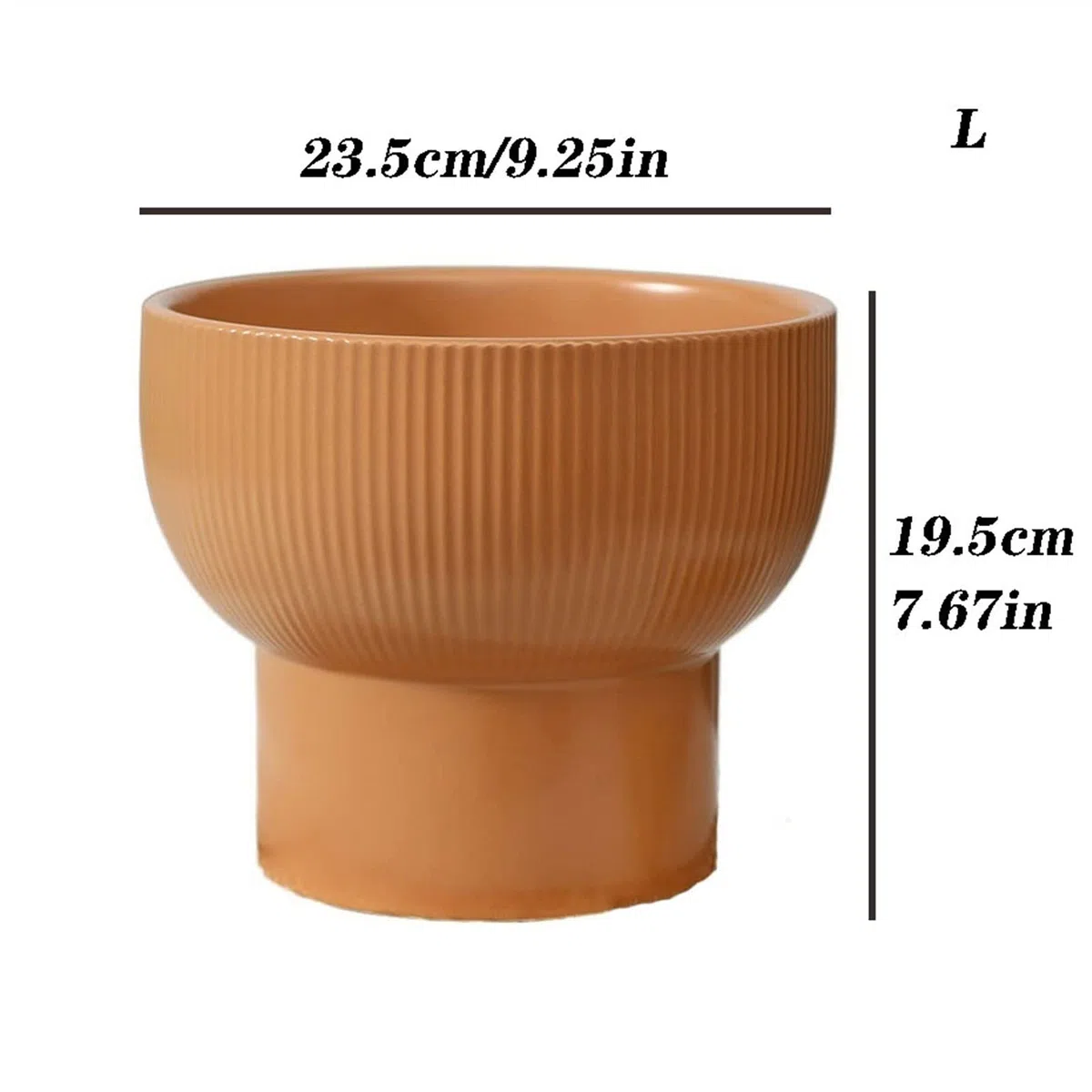 TEESONG Doniczki do sadzenia Wewnętrzna Doniczka Ceramiczna Duża Doniczka Specjalna Doniczkowa Doniczka Dekoracyjna Wysoka Doniczka Nadaje się do Sukulentów Storczyków Doniczki Zewnętrzne