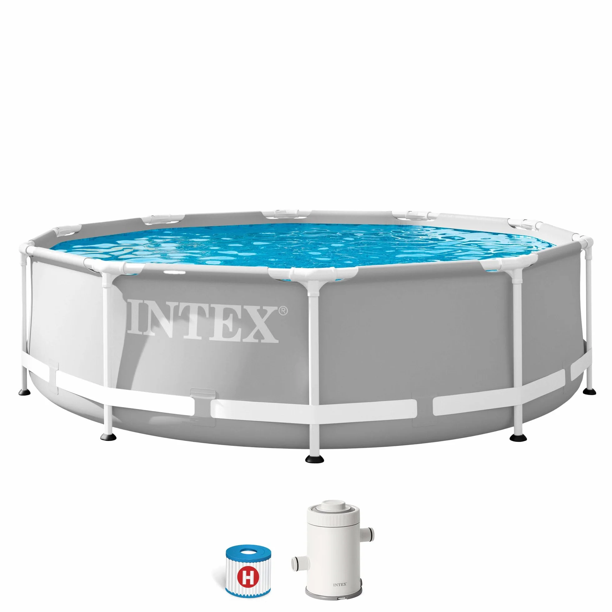 Intex Premium Basen Ogrodowy 305 x 76 cm Szary