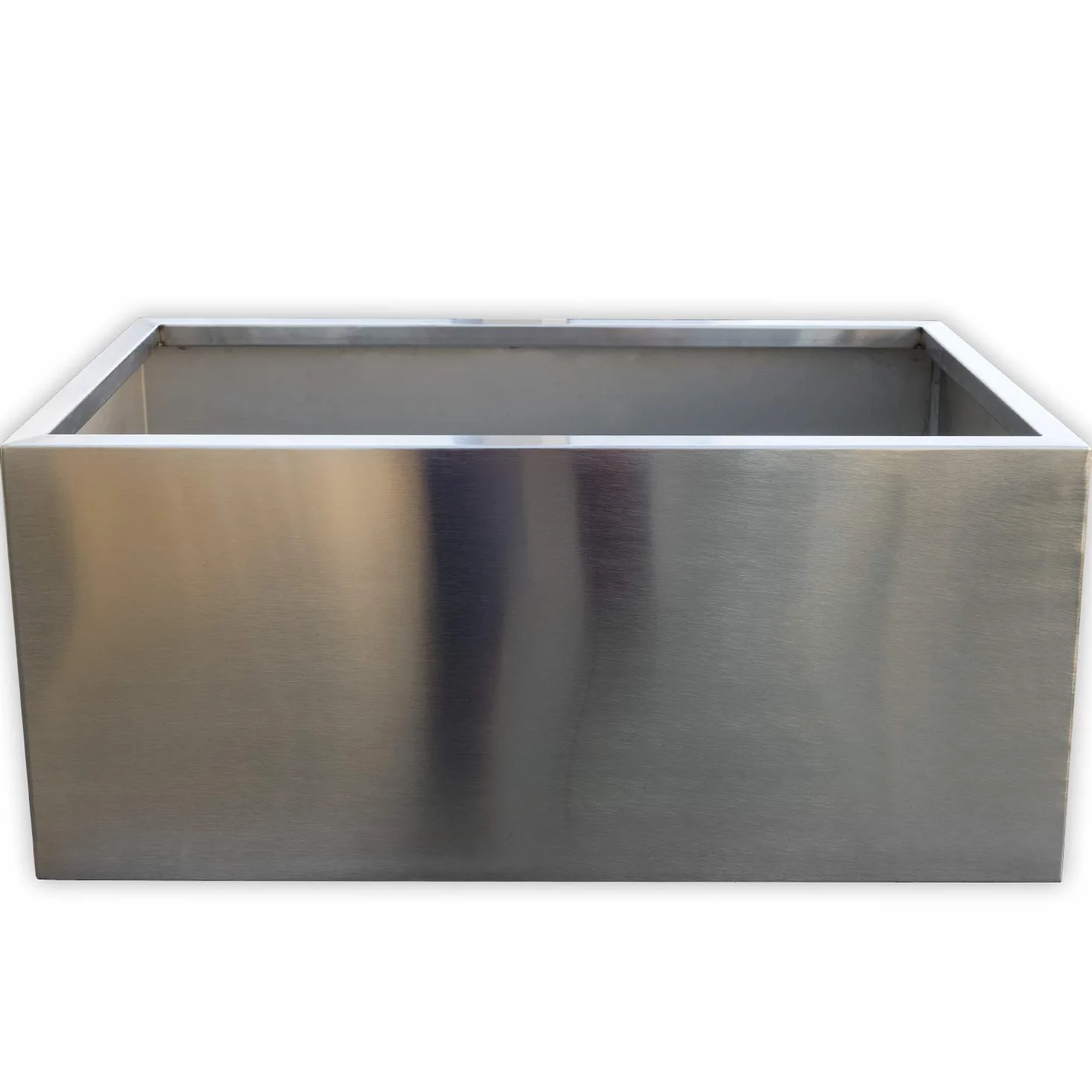 Köhko Viva donica ze stali nierdzewnej 60 x 27 x 26 cm prostokątna szczotkowana