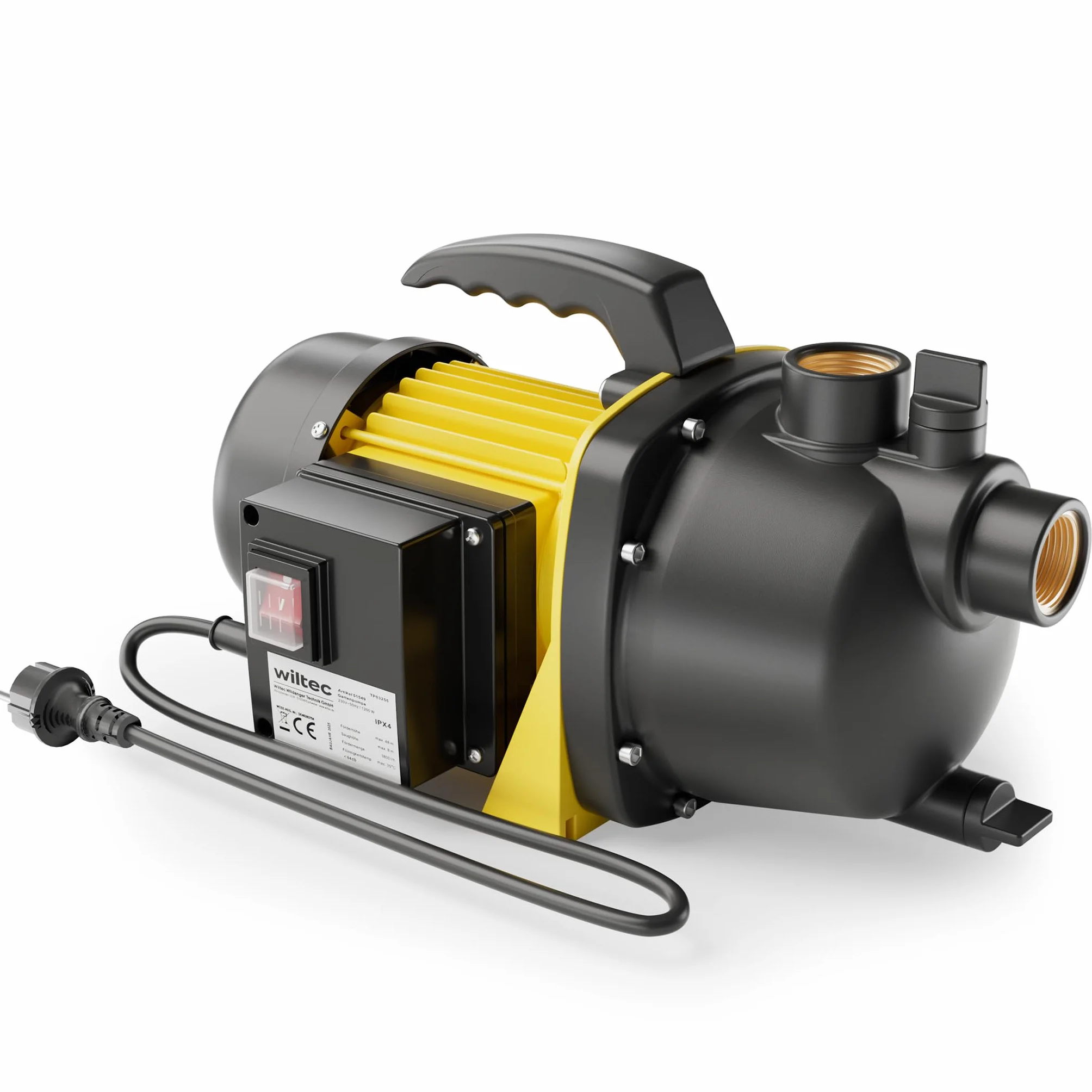 Wiltec Pompa ogrodowa 2800 l/h 600 W maks. wysokość podnoszenia 35 m
