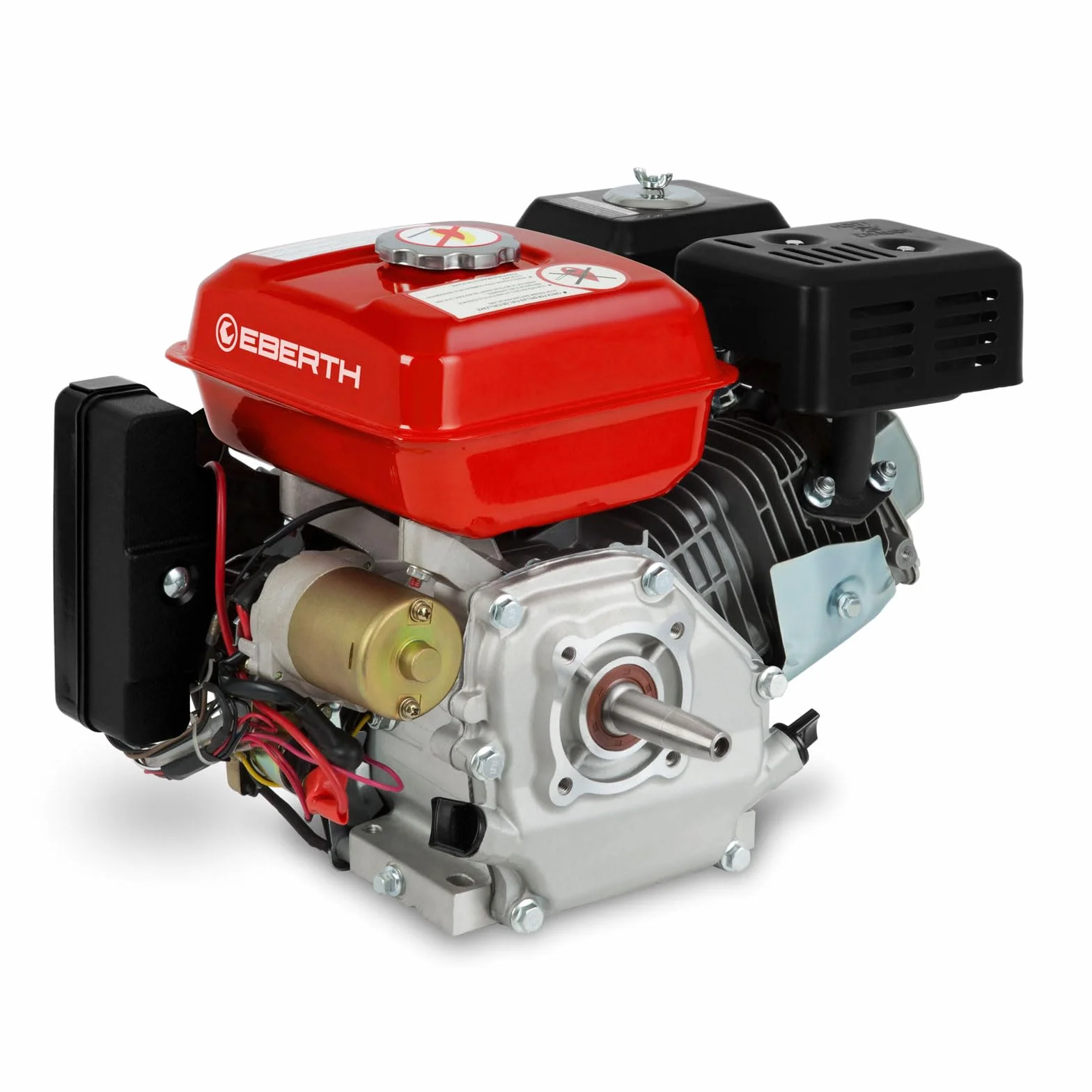 EBERTH Silnik Benzynowy 6,5 KM 4,8 kW 196 ccm 4-suwowy E-Start 12V