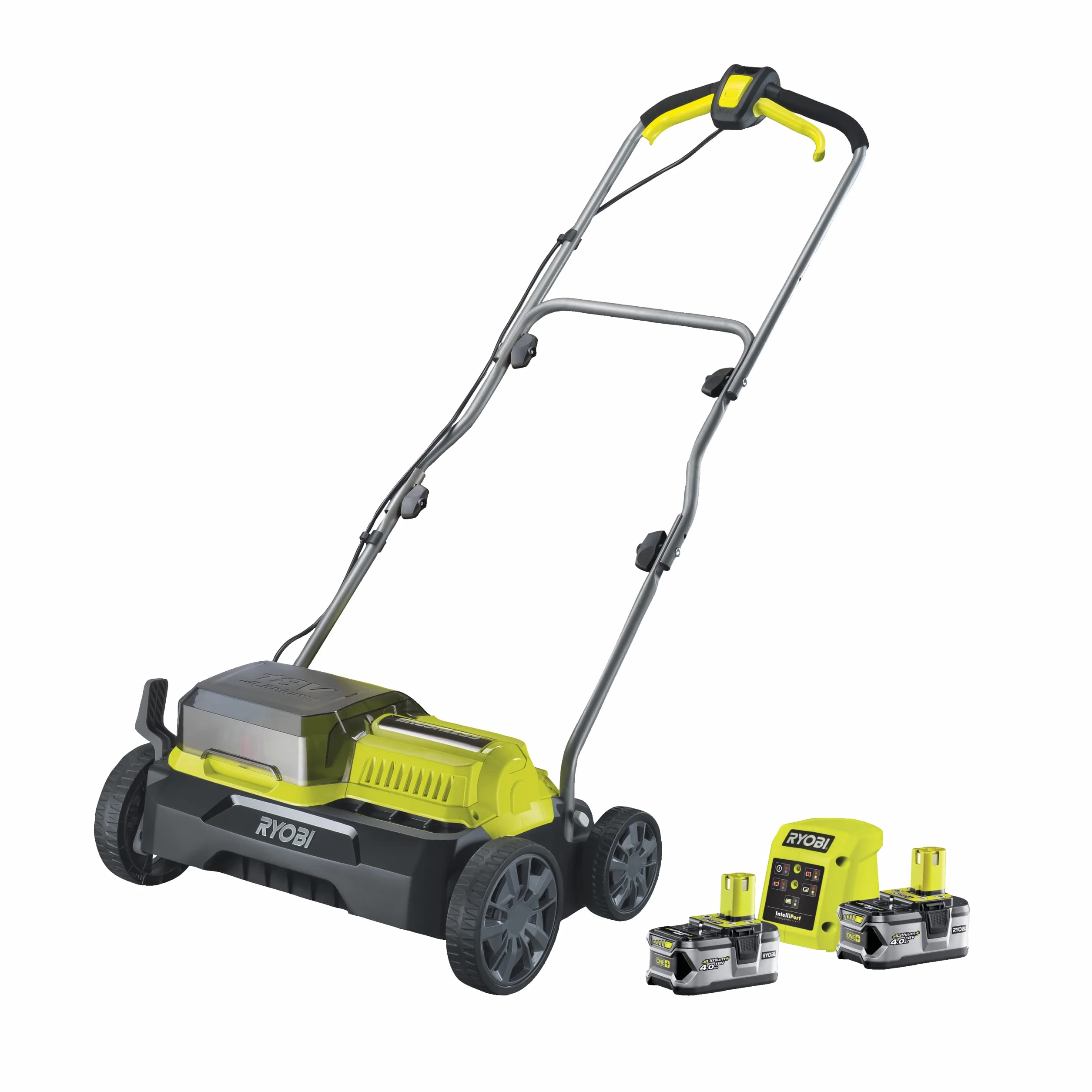 Ryobi RY18SFX35A-240 Wertykulator Akumulatorowy 18V z 2 Akumulatorami i Ładowarką