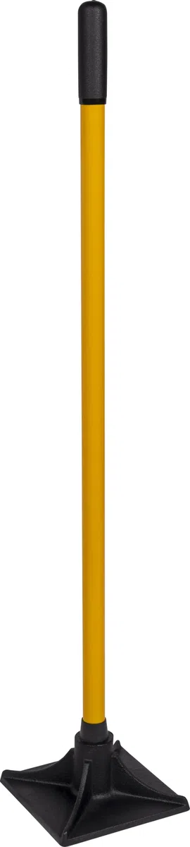 Ubijak budowlany Roughneck ROU64381, ubijak do asfaltu, żwiru, ziemi i piasku – kwadratowy, 250 x 250 mm / 10 x 10 cali