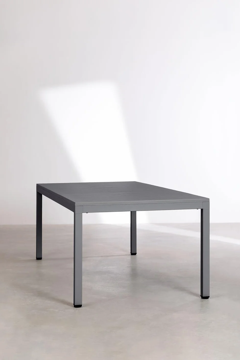 Stół ogrodowy prostokątny 210x100 cm aluminium Marti