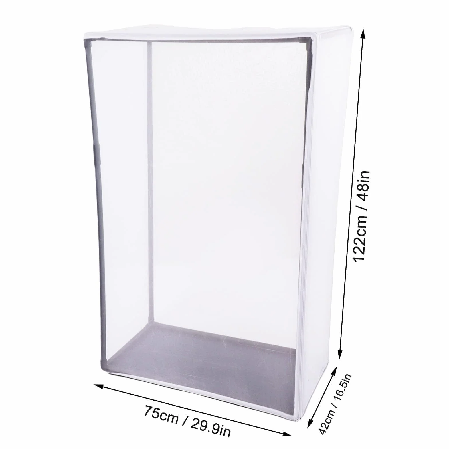 Klatka dla motyli oddychająca siatka podpórka rurowa PCW duża przestrzeń