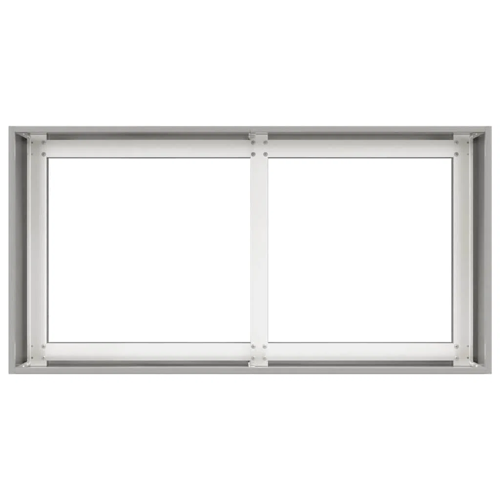 Donica na rośliny, donica na kwiaty, do użytku na zewnątrz, do użytku wewnątrz i na zewnątrz, 80 x 40 x 40 cm, stal nierdzewna