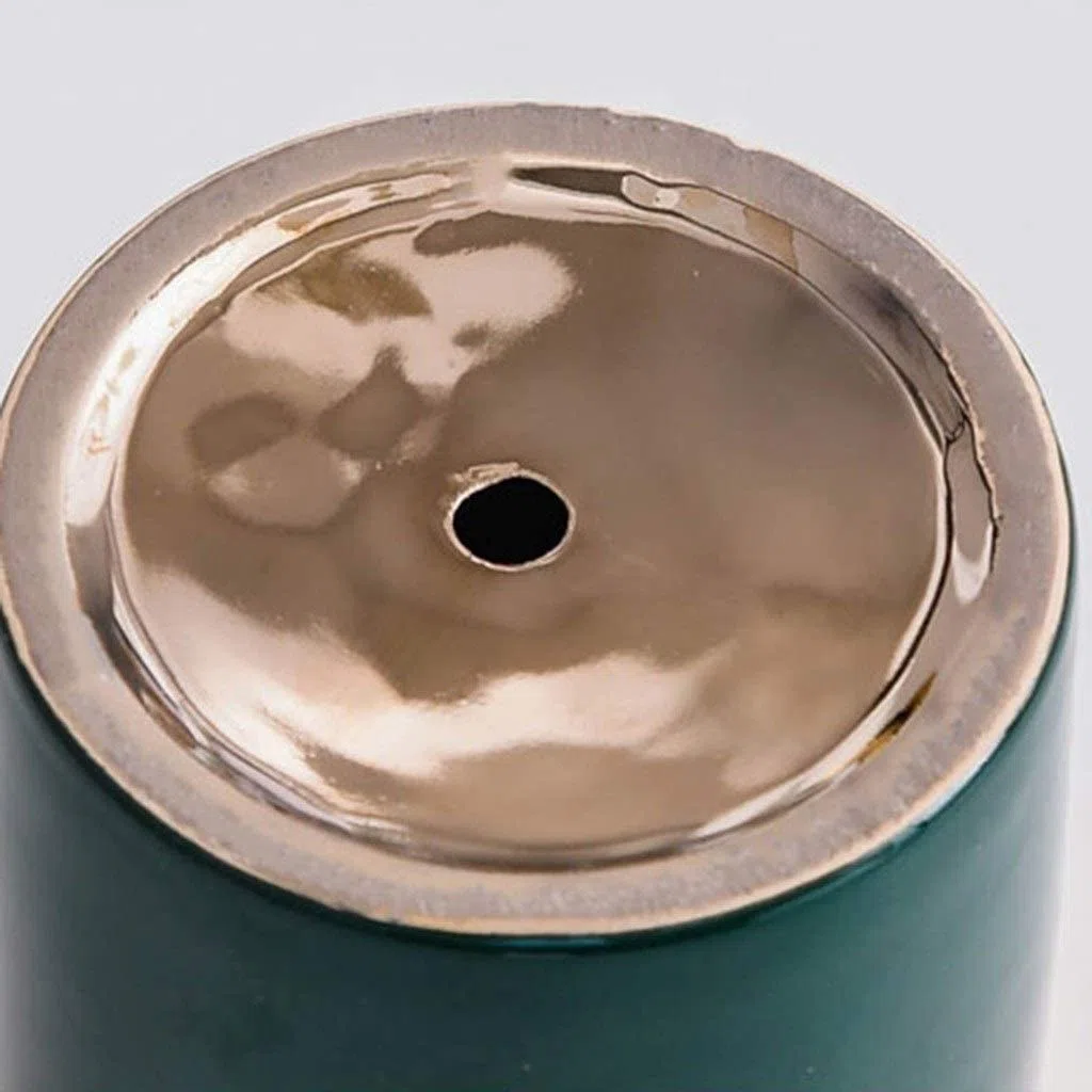 Wiszące donice Ogród Ogrodnictwo Doniczki Doniczki biurowe, doniczki ceramiczne z tacą Zielony/biały Cylindryczny (zielony 18 * 18 * 18CM)