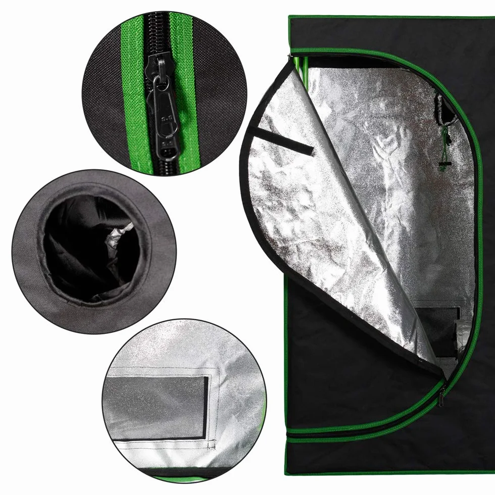 Kingpower Namiot do uprawy roślin 40 x 40 x 160 cm Zielony Hydro Green