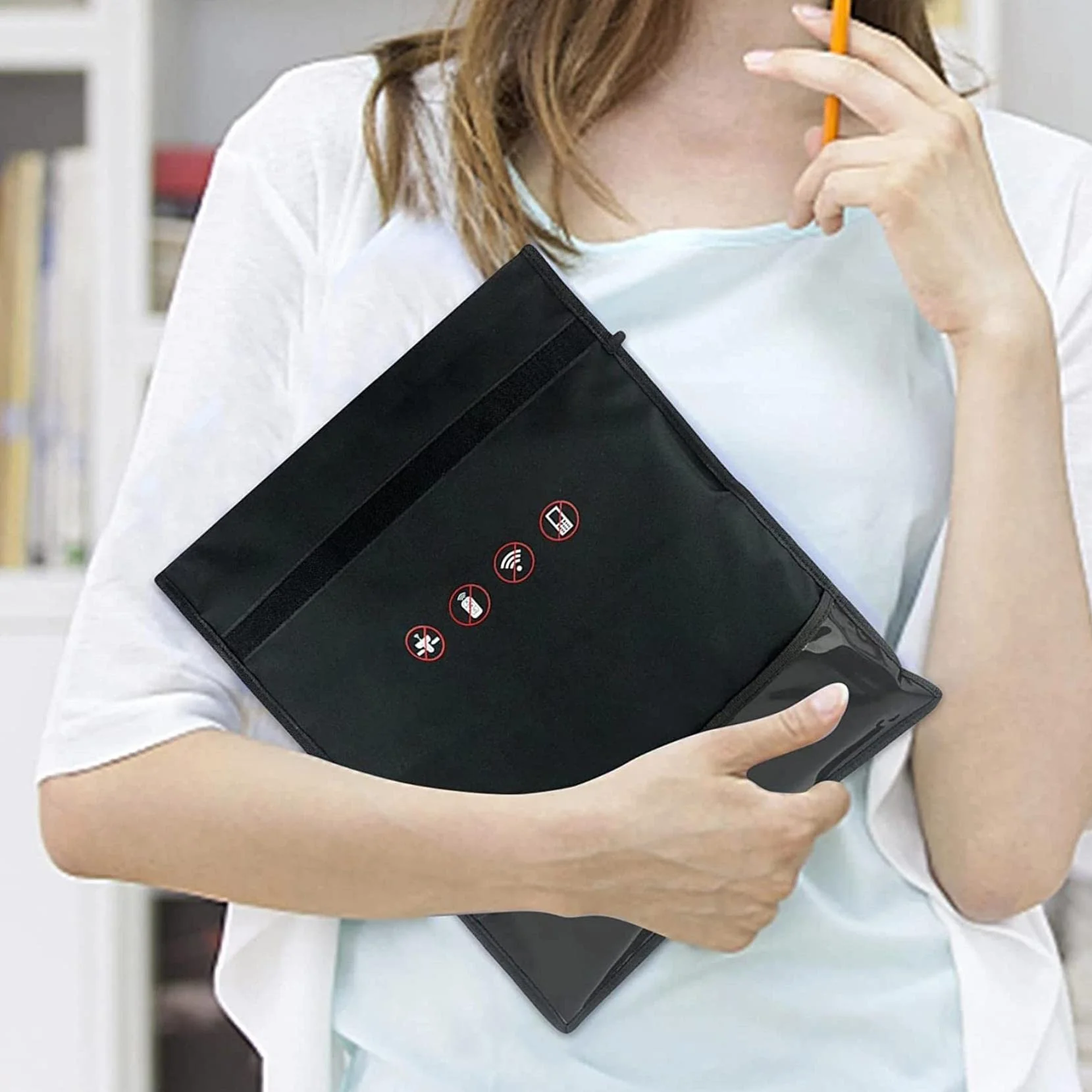 Skrzynka ekranująca Faradaya, Etui na kluczyki samochodowe z GPS i RFID, antykradzieżowe(25x28cm)