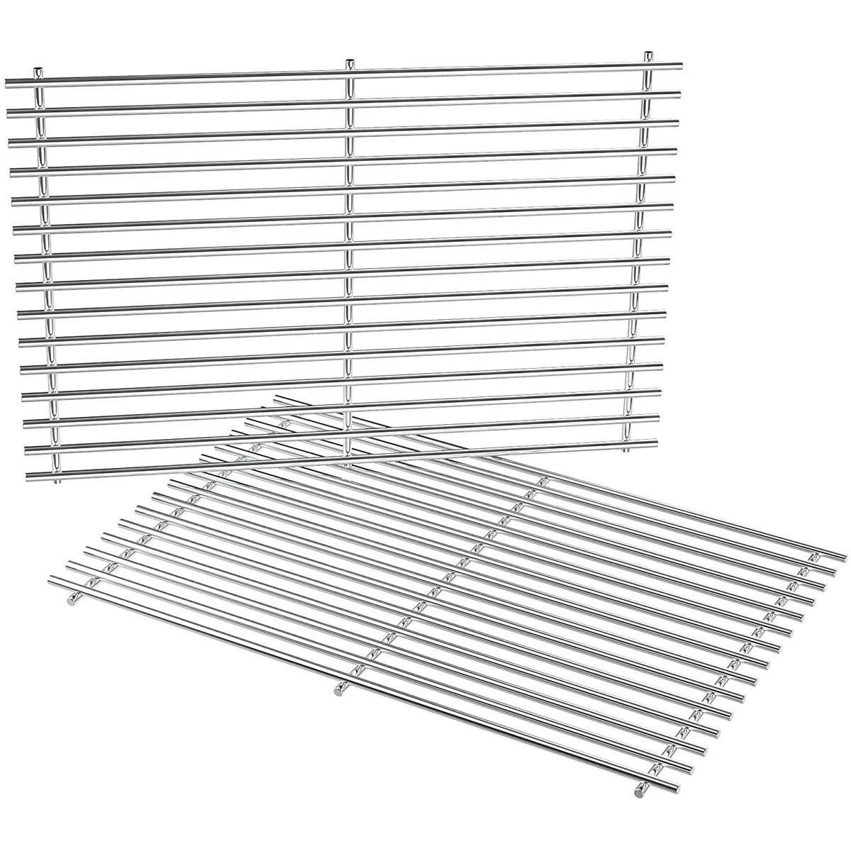 onlyfire Zapasowe ruszty grillowe ROD ze stali nierdzewnej do gotowania do grilla Weber 7528 Genesis E/S seria 300 modeli grilla, zestaw 2 sztuk
