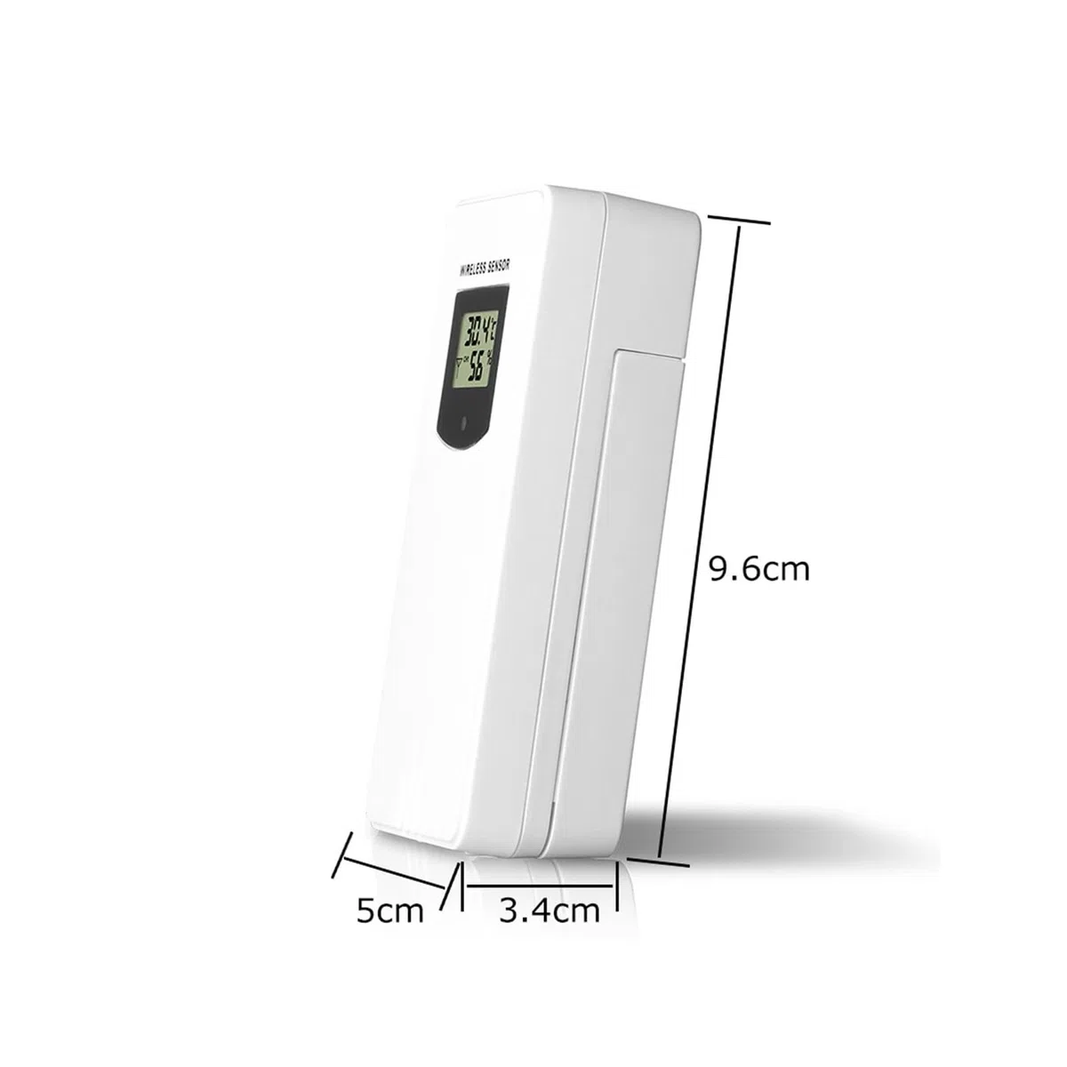Cyfrowy miernik wilgotności temperatury bezprzewodowy czujnik higrometr 433,92 MHz elektroniczny termometr używany do stacji pogodowej FanJu