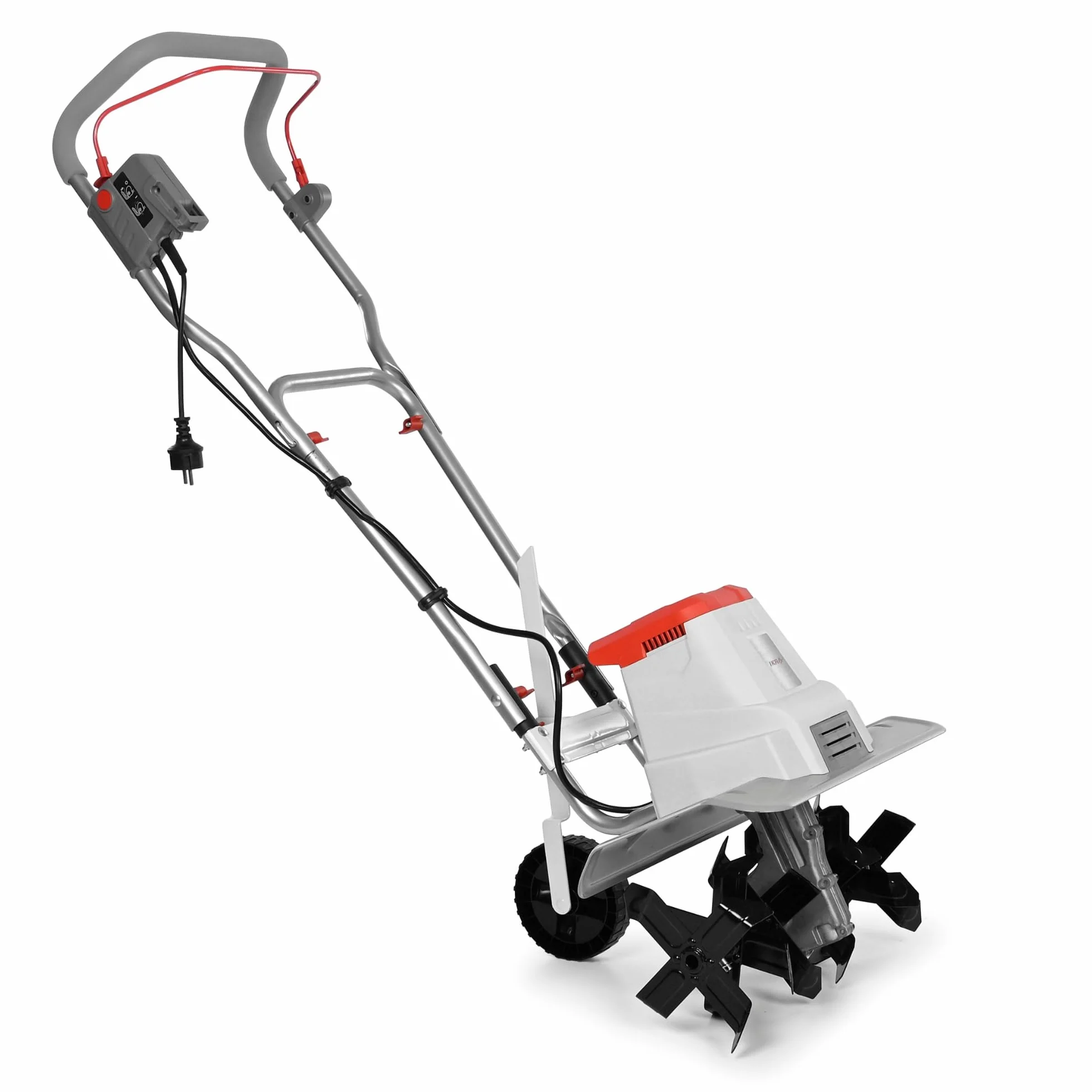 IKRA Glebogryzarka elektryczna IEM 1500, elastyczna szerokość robocza 32 i 45 cm, głębokość robocza do 20 cm, moc 1500 W
