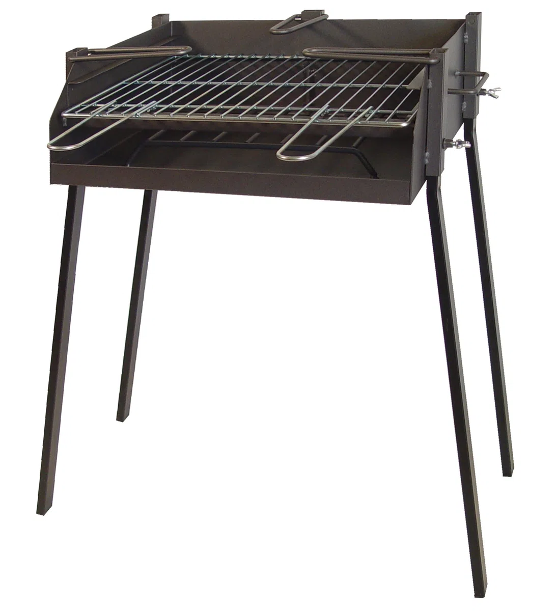 Imex El Zorro 71584 kwadratowy grill z uchwytem na pawilonę 60 x 40 x 75 cm czarny