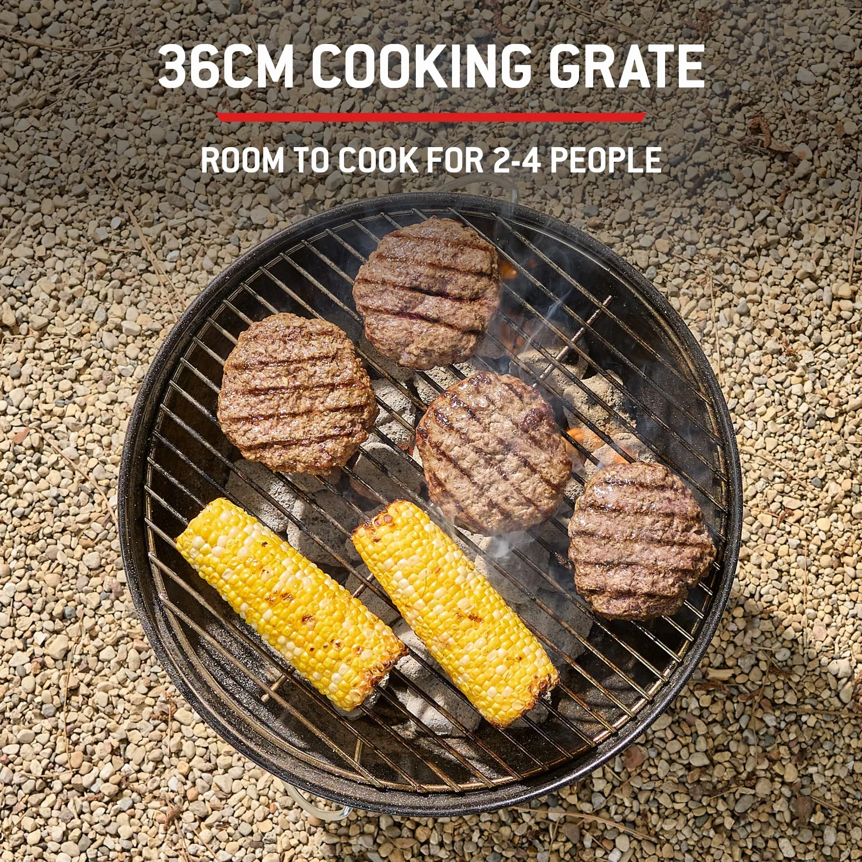 Weber Smokey Joe Premium Grill węglowy 37 cm przenośny BBQ czarny