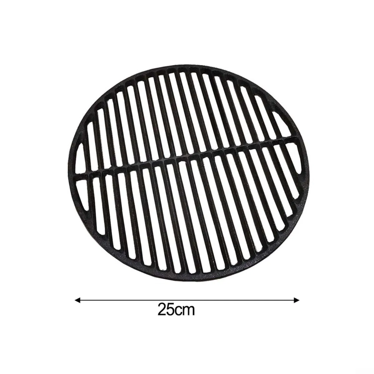 Wytrzymały okrągły żeliwny ruszt do grillowania na węgiel drzewny / gazowy łatwy do czyszczenia kratka do gotowania dostępna w rozmiarach 25 cm - 45,7 cm, idealny do grillowania na świeżym powietrzu