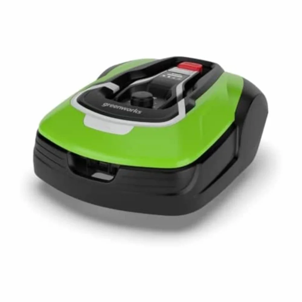 Greenworks Optimow 10 Robot Koszący Trawniki do 1000 m2 z 35% Nachyleniem, Cichy, Kontrola 4G, Łatwa Konfiguracja, Bezpieczeństwo, Ochrona przed Kradzieżą, 3 Lata Gwarancji