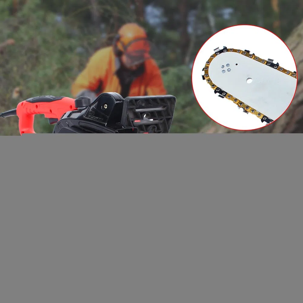 Elektryczna piła łańcuchowa, 800 obr./min, elektryczna piła łańcuchowa o mocy 2000 W, cicha i lekka moc silnika, piła łańcuchowa, piła łańcuchowa, piła do drewna do mniejszych prac budowlanych i
