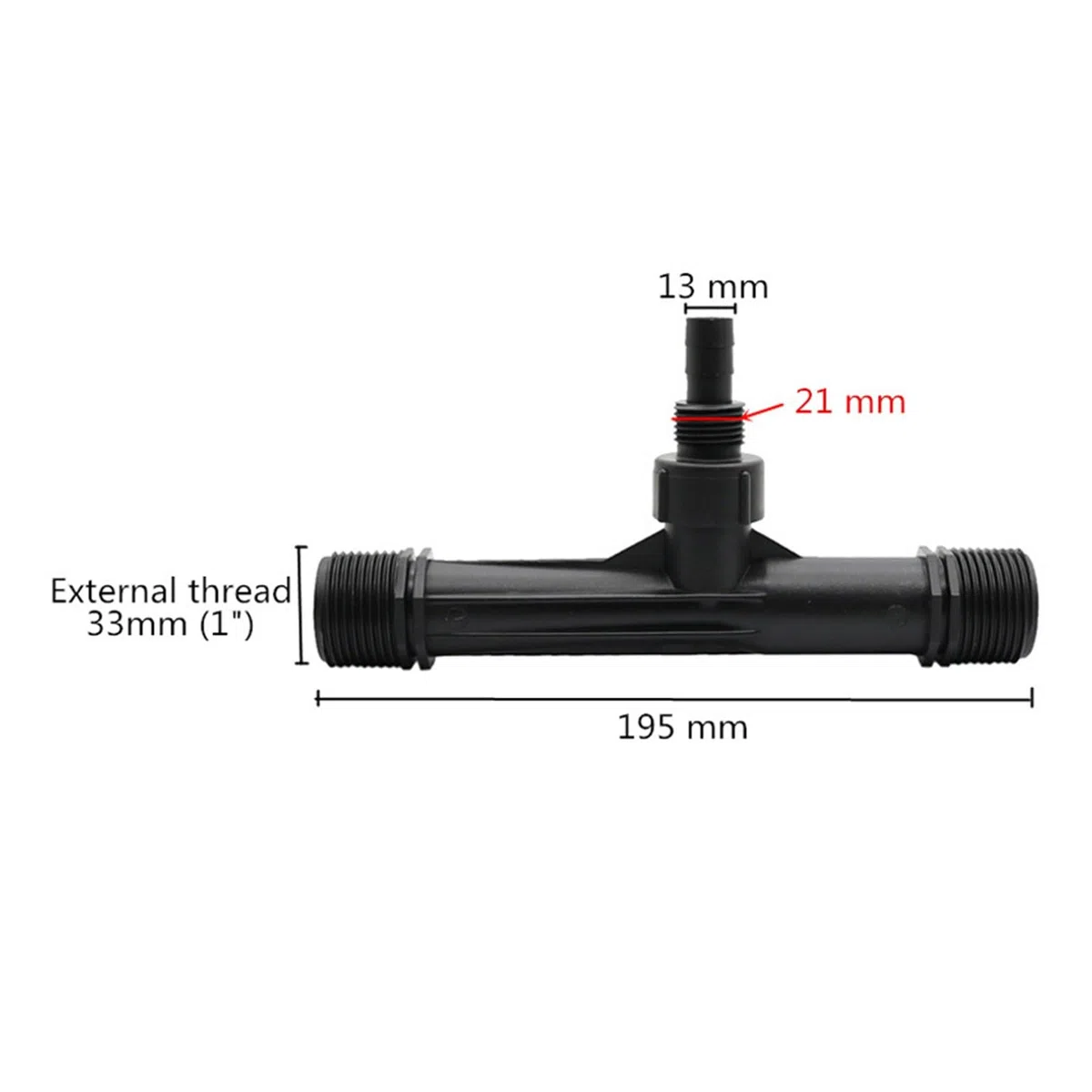 20 sztuk 1 "3/4" 1/2 "Rura Venturiego nawadnianie ogrodu nawożenie montaż Venturi nawóz wtryskiwacza narzędzia rolnicze