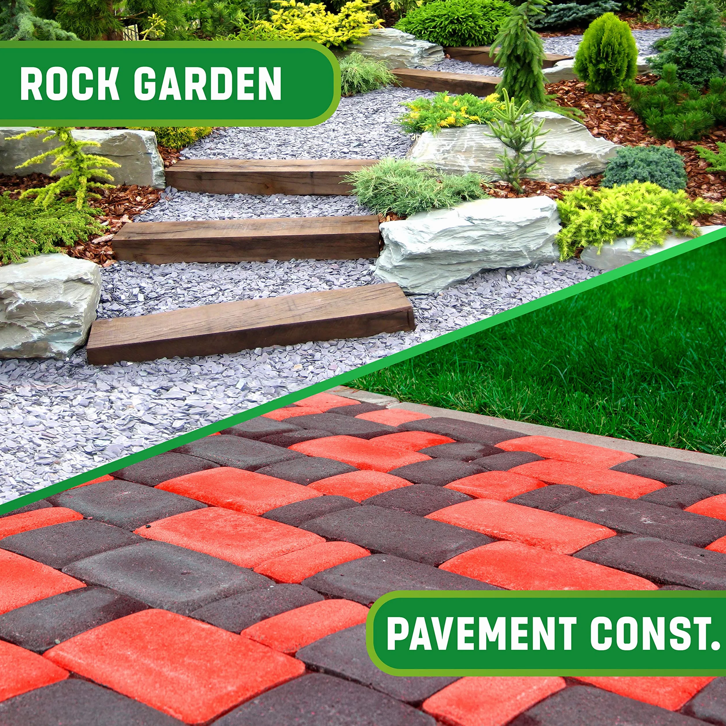 GardenGloss® 30m2 Agrowłóknina Przeciw Chwastom – Mata Ogrodowa Przepuszczająca Wodę – Wytrzymała Włóknina 50g / m2 – Wysoka Stabilizacja UV (15m x 2m, Składana)