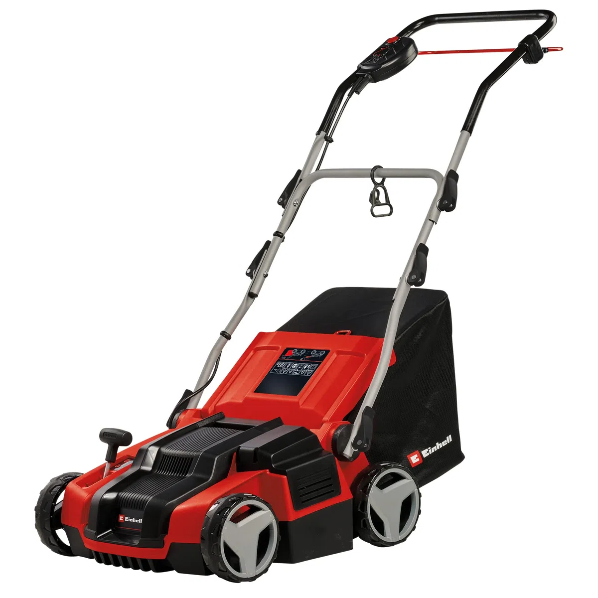 Einhell Elektryczny wertykulator-napowietrzacz GE-SA 1435/1 (1,4 kW, szerokość robocza 35 cm, 4-stopniowa regulacja głębokości roboczej, worek 28 l)