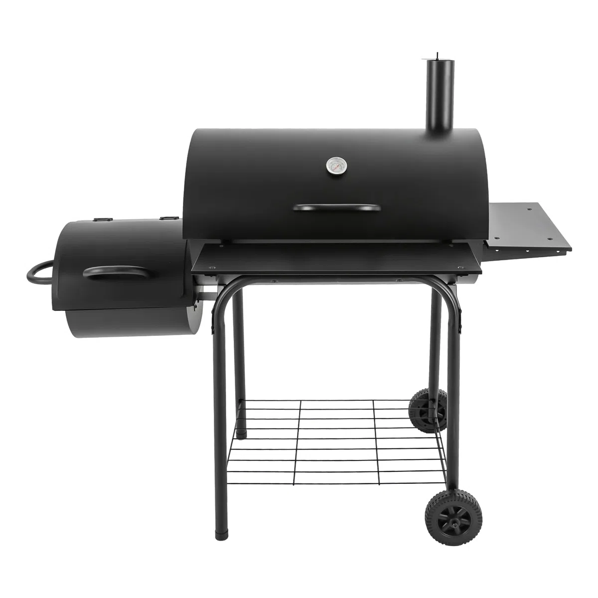 Grill na węgiel drzewny, regulowany grill stojący z pokrywą, kwadratowy grill ogrodowy z żelaza, do ogrodu, na kemping, taras, ruszt do grillowania, grill na węgiel drzewny, 147 x 70 cm