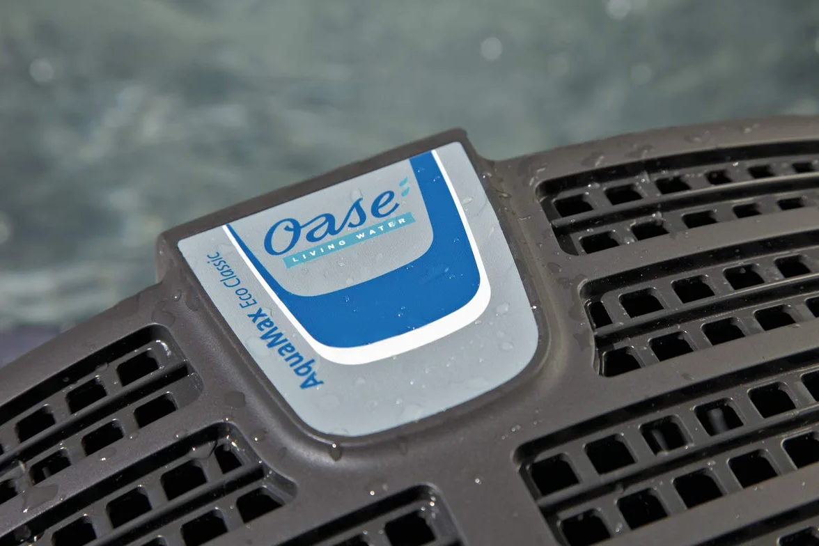 OASE 20225 AquaMax Eco Classic 2500E pompa filtrująca, wydajność tłoczenia 2500 l/h, energooszczędna strumieniowa, pompa do stawu, filtr