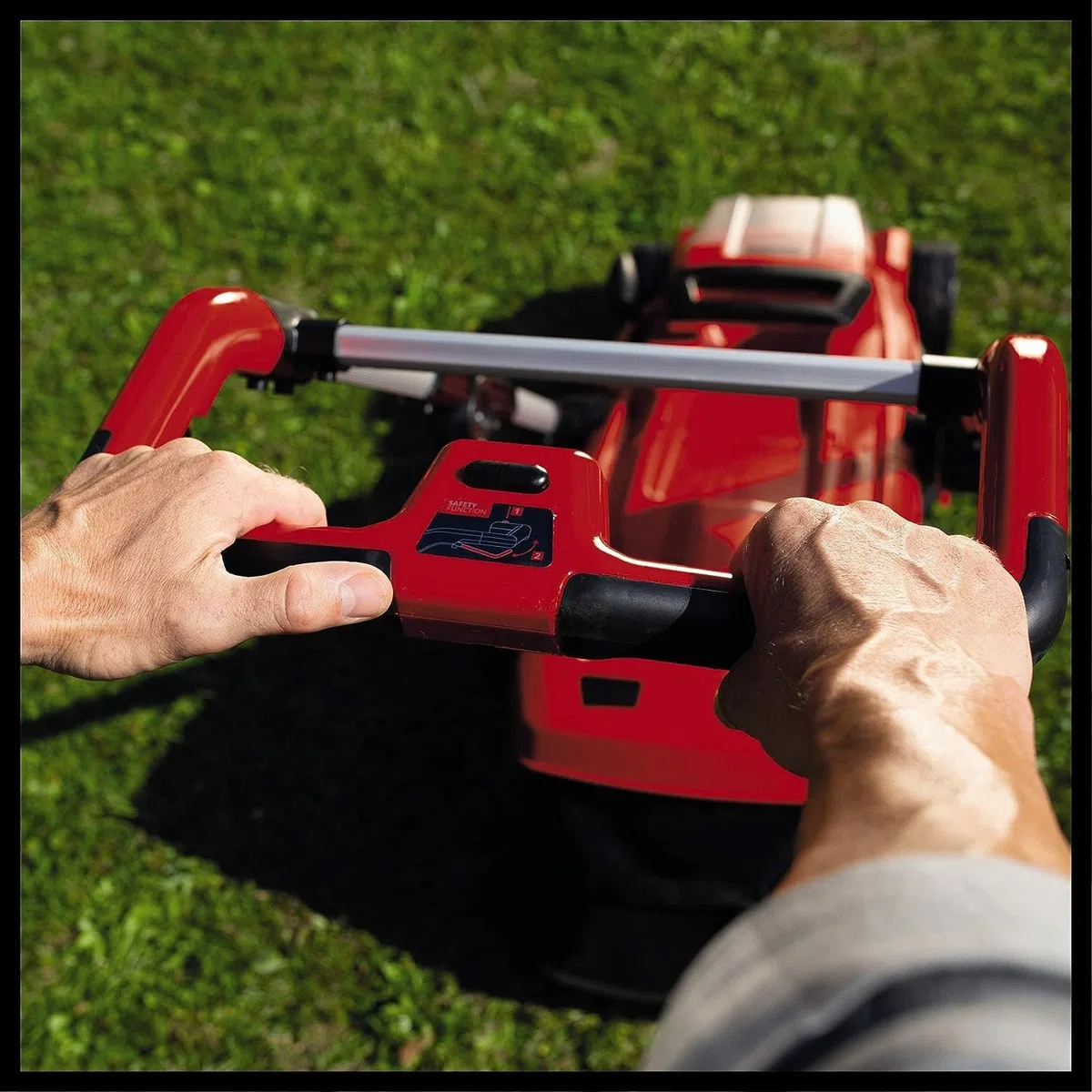 Einhell Ge-Cm 36/41 Li-Solo Kosiarka do Trawy, Czarny/Czerwony, 41 cm