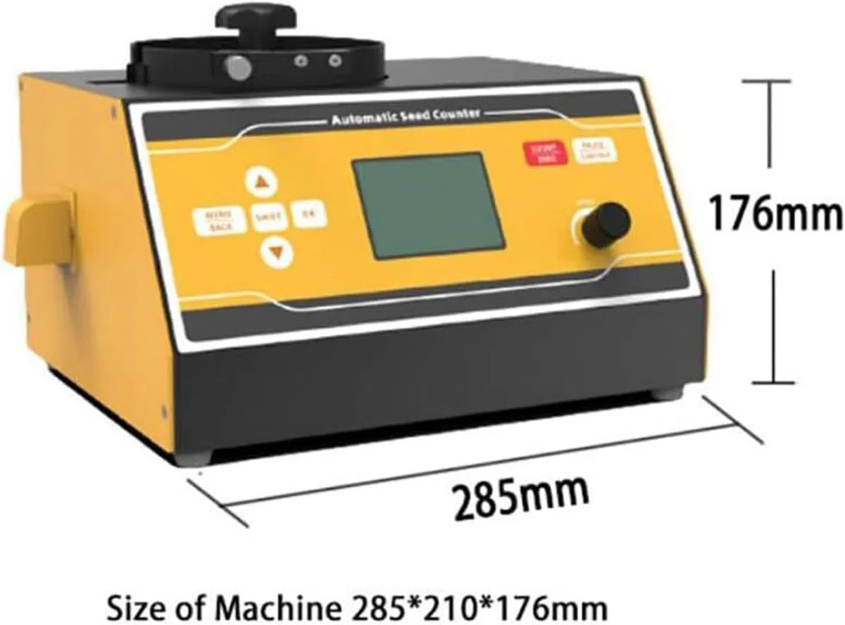 Automatyczna maszyna do liczenia nasion, elektroniczny licznik nasion ryżu z ekranem LCD, narzędzia do liczników rolniczych, regulowana prędkość dla ziarna kukurydzy sojowej