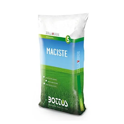 Bottos MACISTE 5 kg - Nasiona do darni, bardzo mocne nasiona trawnika odporne na suszę na 200 m2 - Trawnik