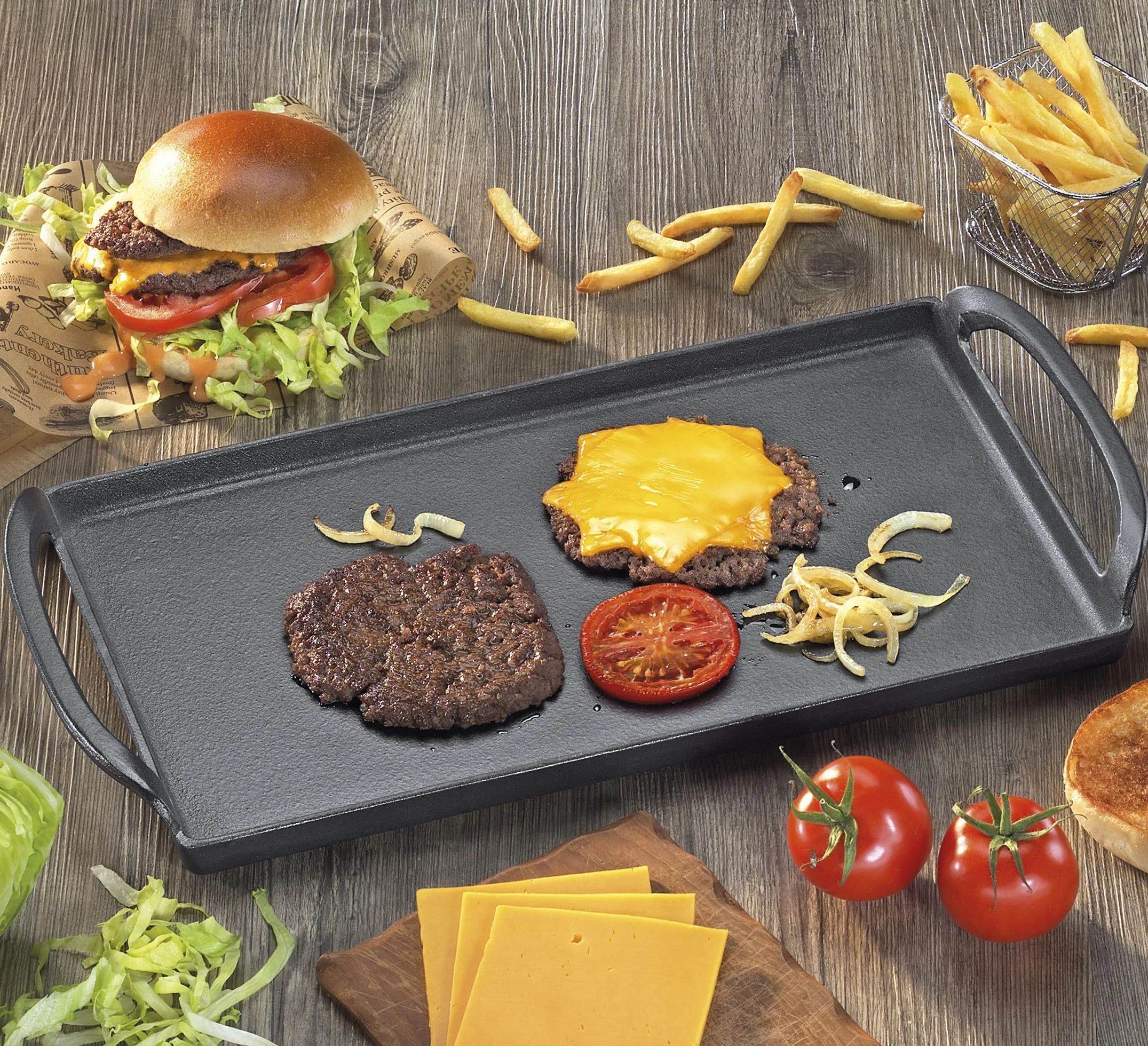 KÜCHENPROFI PROVENCE płyta grillowa Plancha 38 cm żeliwo emaliowana do indukcji