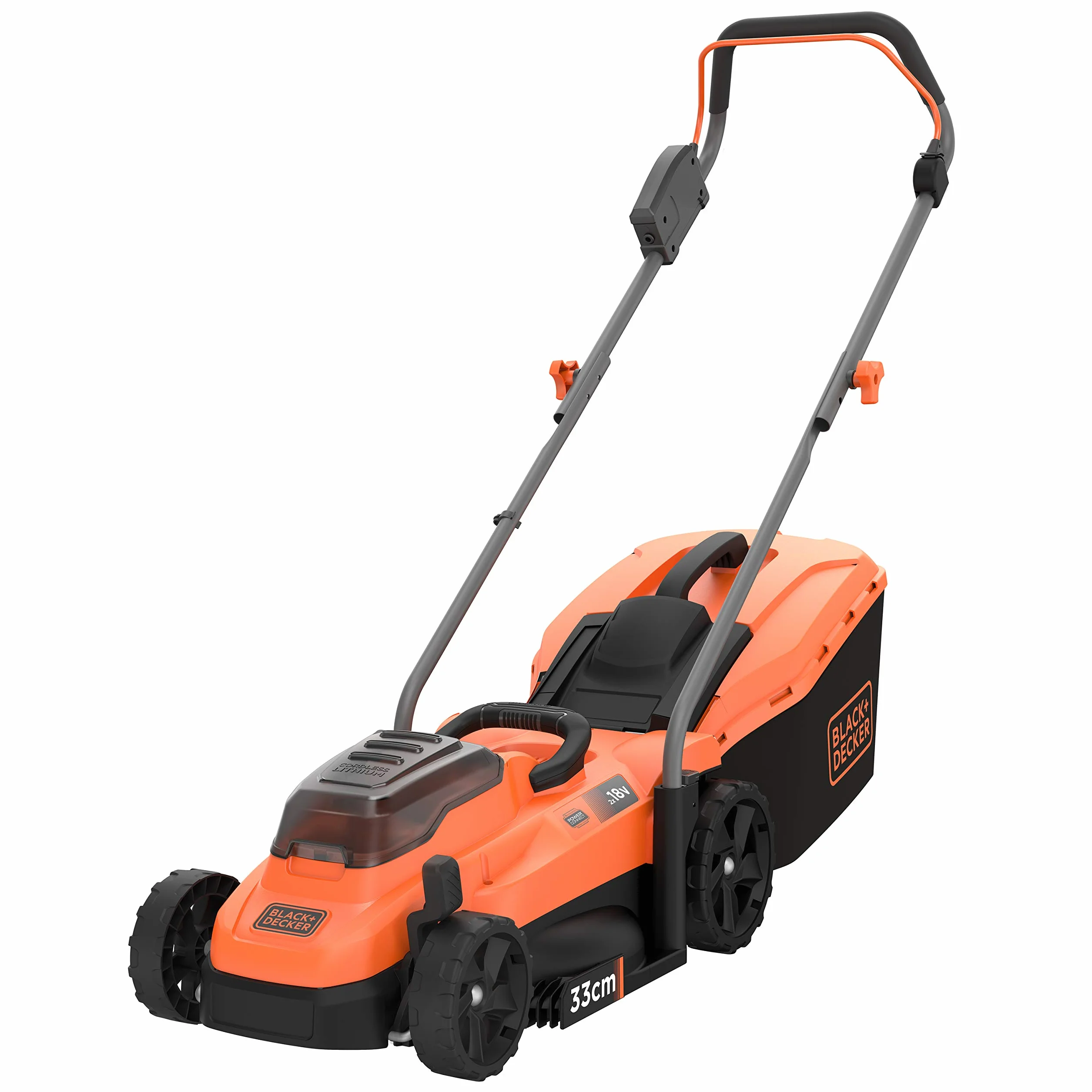 BLACK+DECKER Kosiarka akumulatorowa 18 V BCMW3318N-XJ pomarańczowy czarny