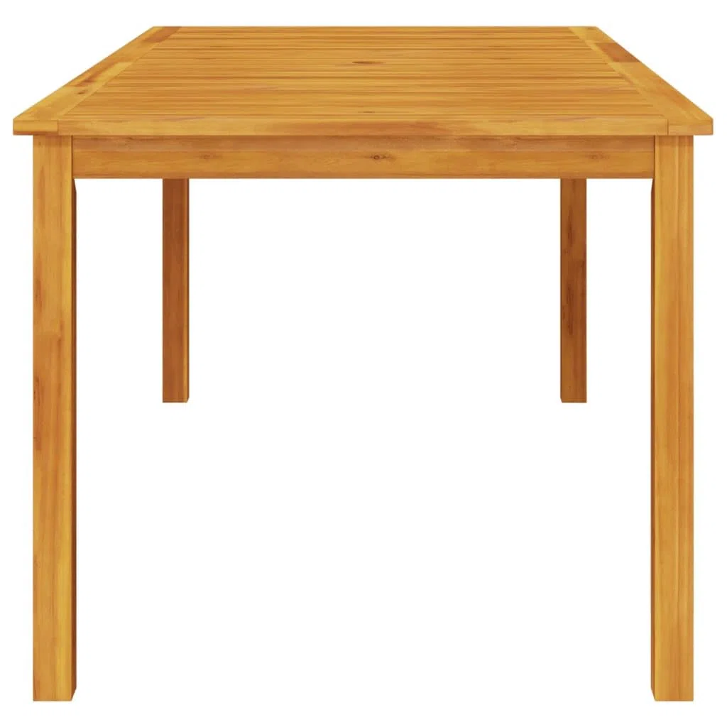 Homgoday Stół ogrodowy, drewniany stół tarasowy, stół ogrodowy, stół balkonowy, stolik do kawy, meble ogrodowe, stół do jadalni, 180 x 90 x 75 cm, lite drewno akacjowe