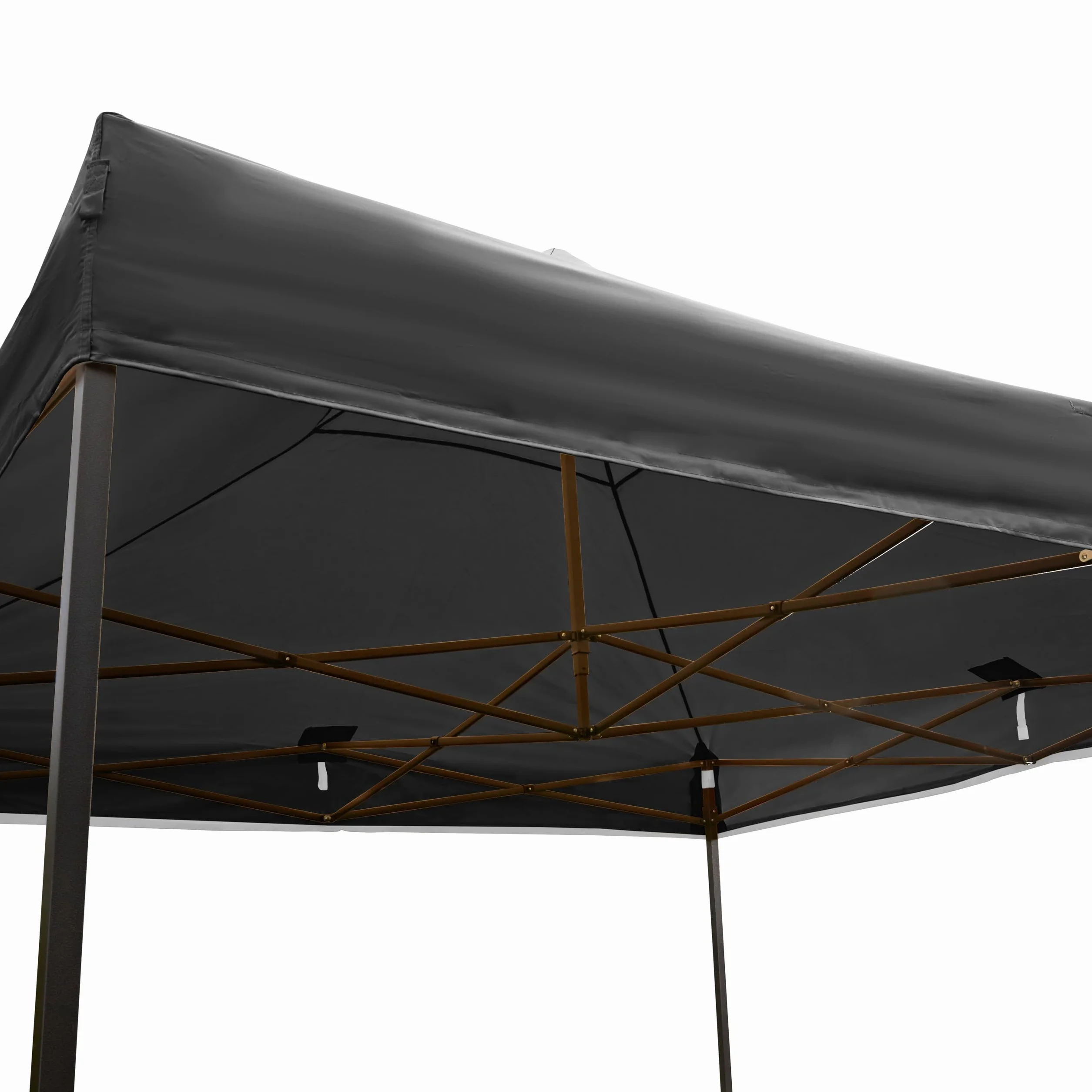 AllSeasonsGazebos Zupełnie nowy, ultra-mocny, otwarty pawilon błyskawiczny, w pełni wodoodporny, pokryty PVC wysokiej jakości 3x3m