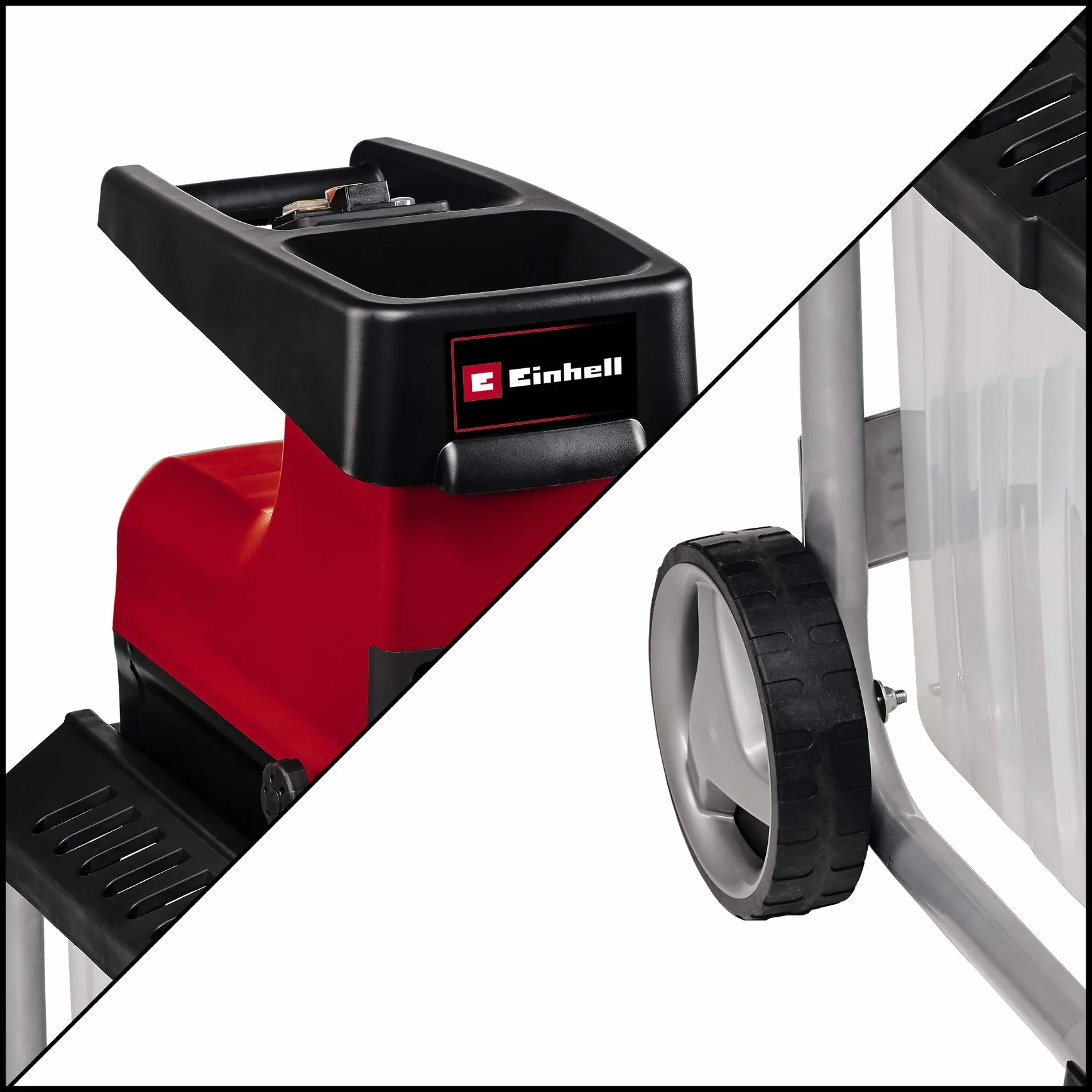 Einhell GC-RS 60 CB Niszczarka 2800 W Czarny/Czerwony