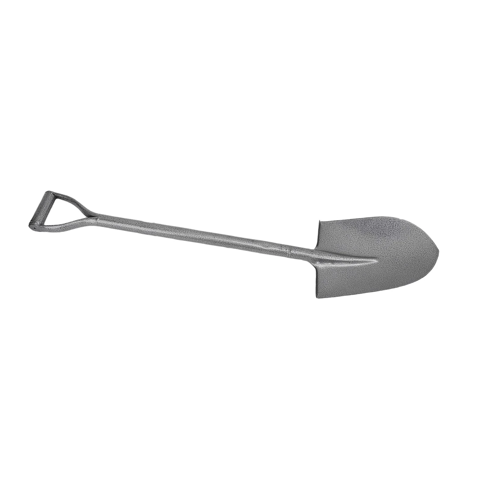 Marhynchus Mała łopata Łopata ze Stali Mn Wykonana w Całości z Metalu z Ergonomicznym Uchwytem w Kształcie Litery D, Wzmocniona Konstrukcja, Długość 100 Cm, Ostrze Punktowe do Kopania w Ogrodnictwie