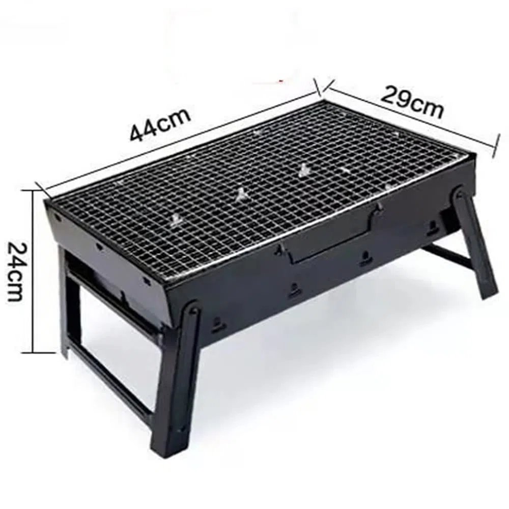 Grill Grill Grill Akcesoria Naczynia Zestaw Składany Grill Non-Stick Indoor Outdoor No-Stick Home Pieczeń Party Wymienny węgiel Karkonowy Grill