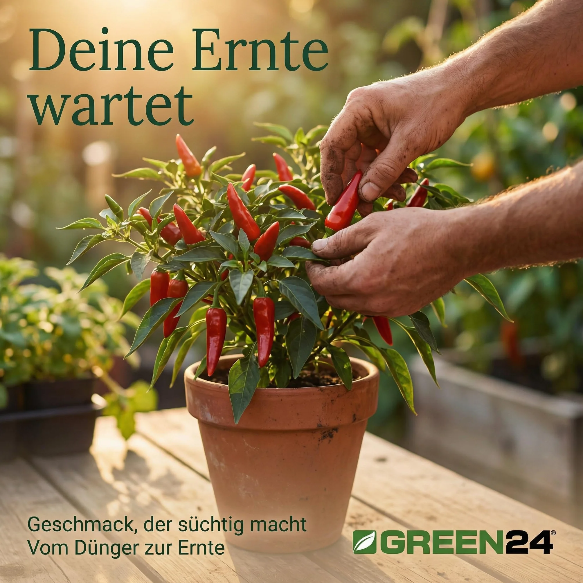 GREEN24 Nawóz chili Spezial Capsicum, do nawożenia chili (chili), papryki i pomidorów, płynny nawóz z profesjonalnej linii