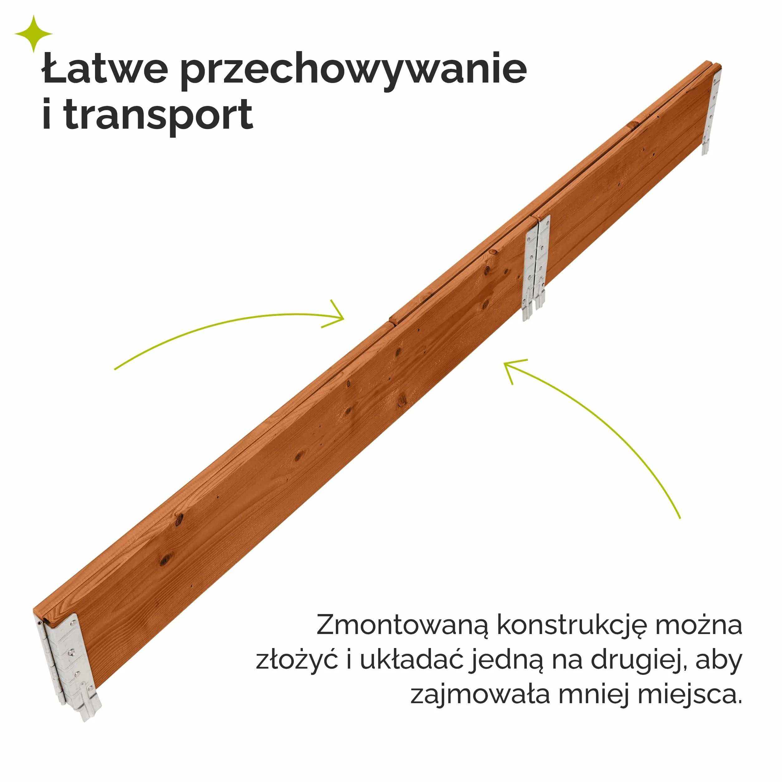 Garronda Podwyższona grządka Nadstawka paletowa Warzywniak 3 Sztuki Skrzynia na warzywa 120x80x20 cm Brązowy GD-0075