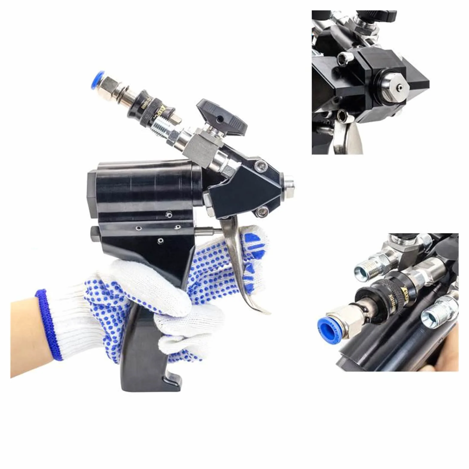 Myjka ciśnieniowa, Pistolet Natryskowy P2 PU Pistolet Natryskowy Do Pianki Poliuretanowej Wysokociśnieniowy Pneumatyczny Pistolet Natryskowy