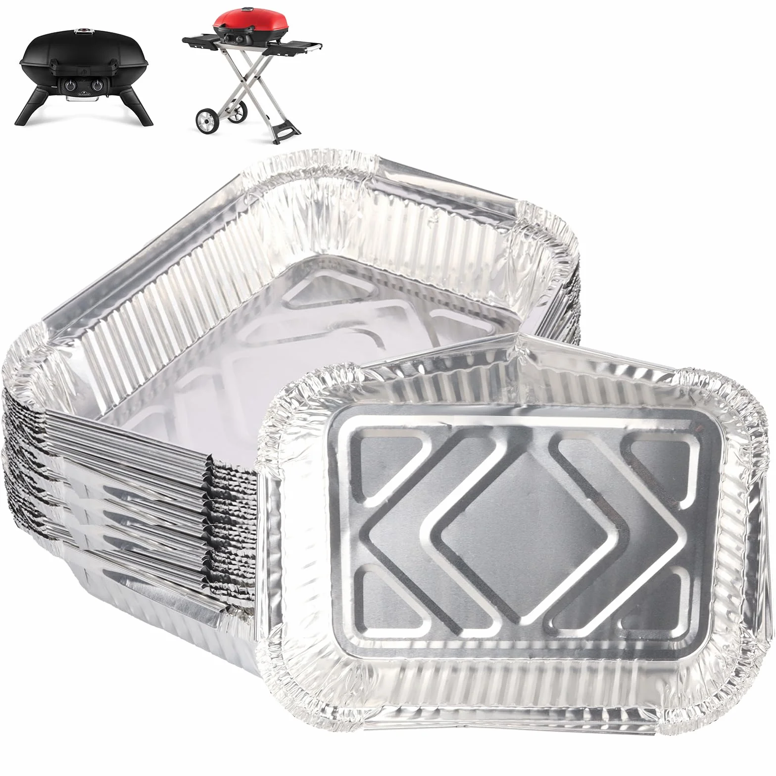 Napoleon TravelQ 285 Sreies wkładki do miski ociekowej aluminiowe patelnie grillowe TQ285X
