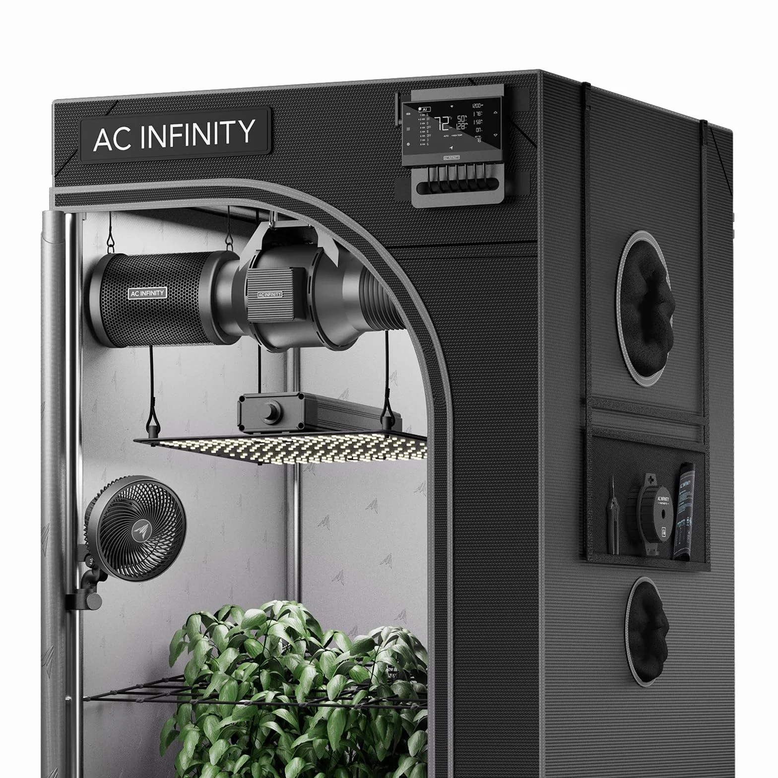 AC Infinity Advance Grow System 2x2 Namiot do Uprawy LED Grow Light 2000D Samsung LM301H WiFi