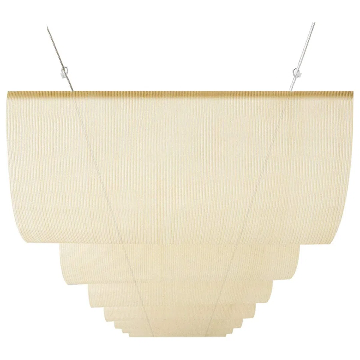 Oddychający żagiel przeciwsłoneczny, chowany baldachim fali, 98% ochrony przed promieniowaniem UV, 185 g/m², HDPE, do ogrodu, na patio, basen, beżowy, ze sprzętem instalacyjnym (1,5 x 9 m)