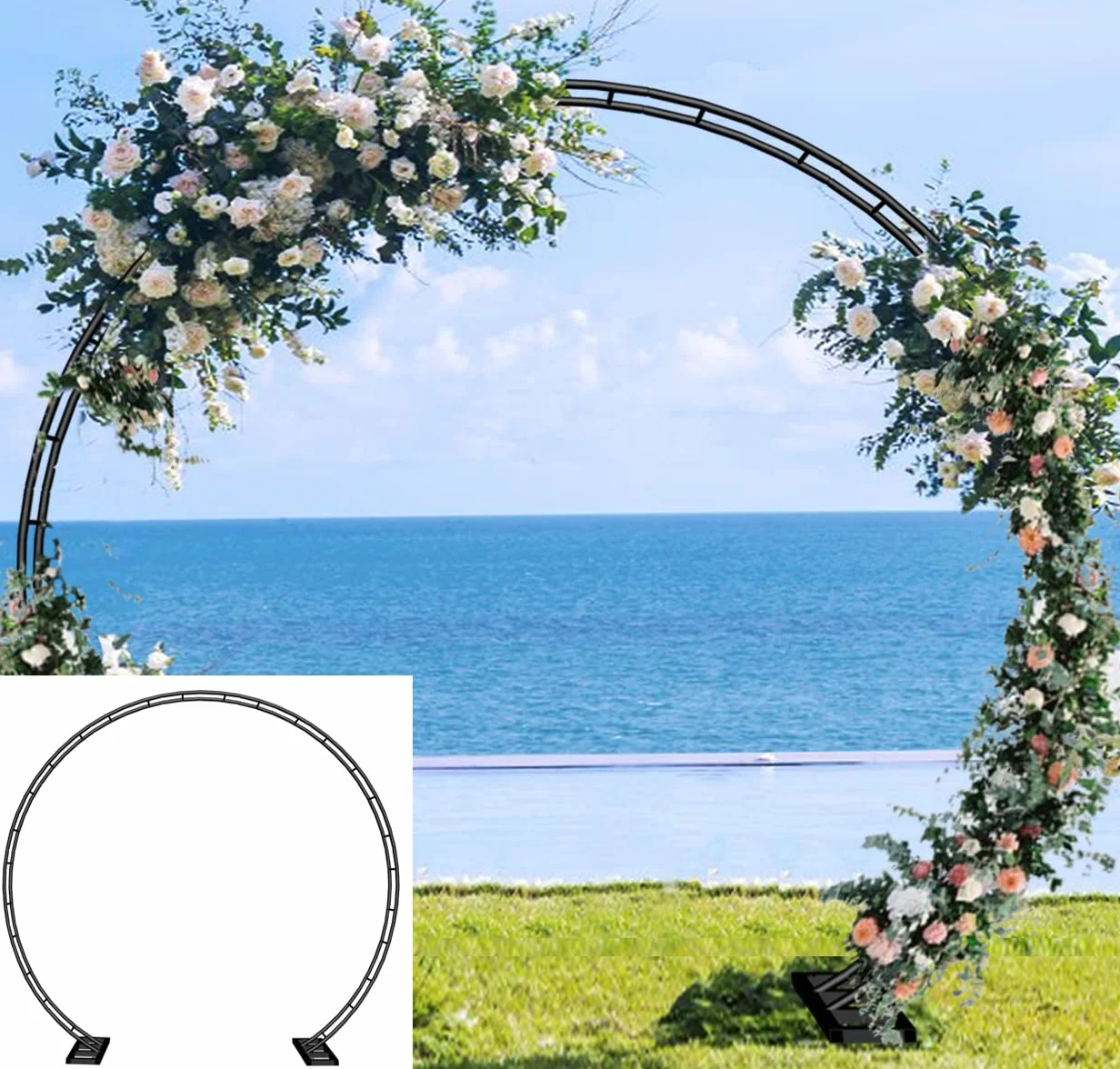 Arbor Metal Arch Ślub Ogród Rośliny pnące Dekoracje Ślubne 333