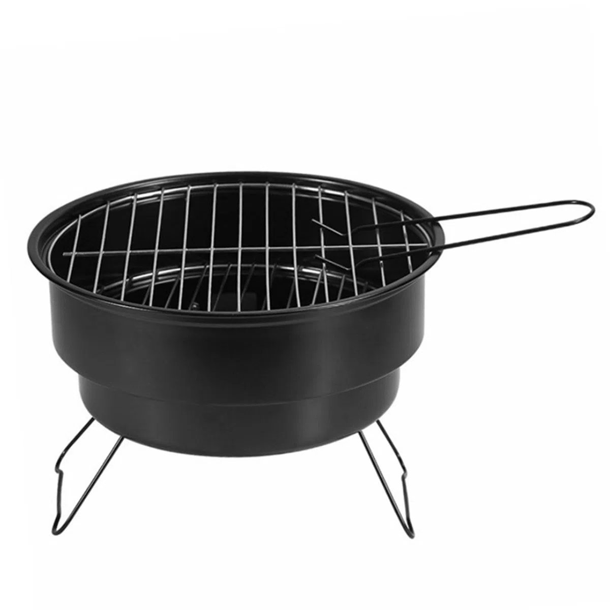 Okrągły Grill Na Węgiel Drzewny, Przenośny Grill Na Węgiel Drzewny, Uniwersalny Grill Ogrodowy Odporny Na Odkształcenia
