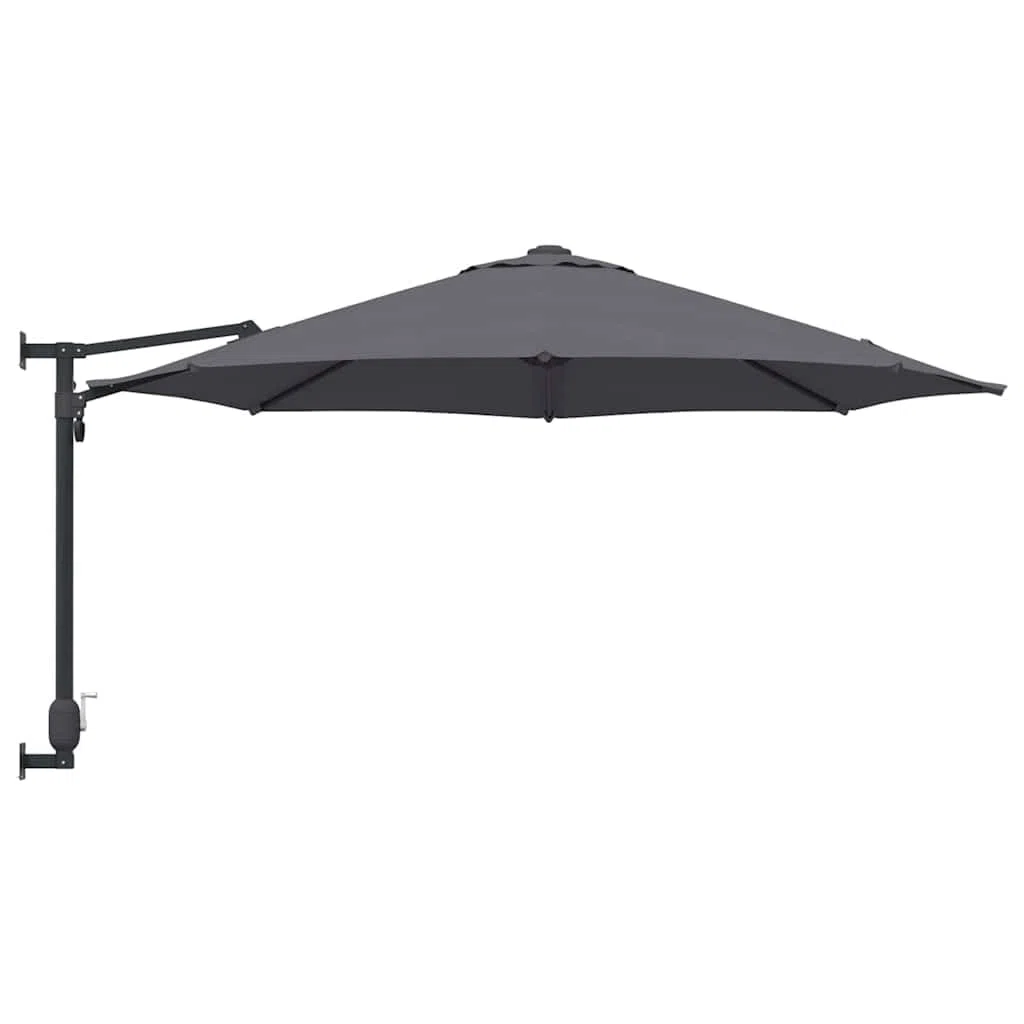 Parasol ogrodowy, piaskowy x poliester i stal, z funkcją przechylania, ochrona przed wiatrem, markiza boczna wysuwana, na taras, ochrona prywatności, balkon, ochrona przed słońcem, trwały