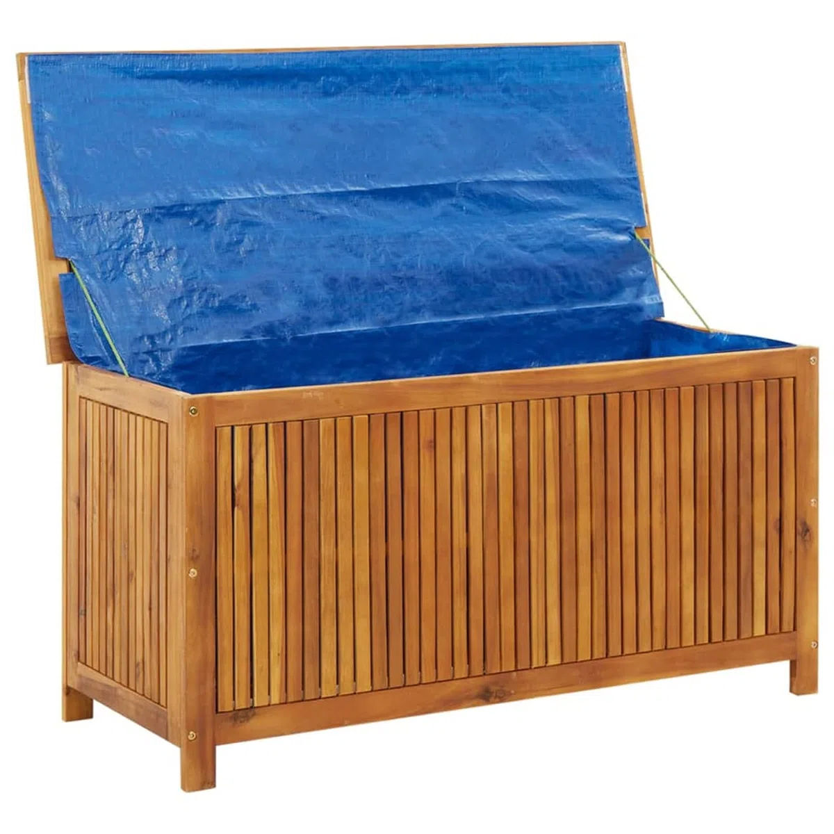 ShGaxin Schowek ogrodowy, zewnętrzna Arcon, Baul Garden Storage, ogrodowa skrzynia, skrzynia ogrodowa, lite drewno akacjowe 113 x 50 x 58 cm