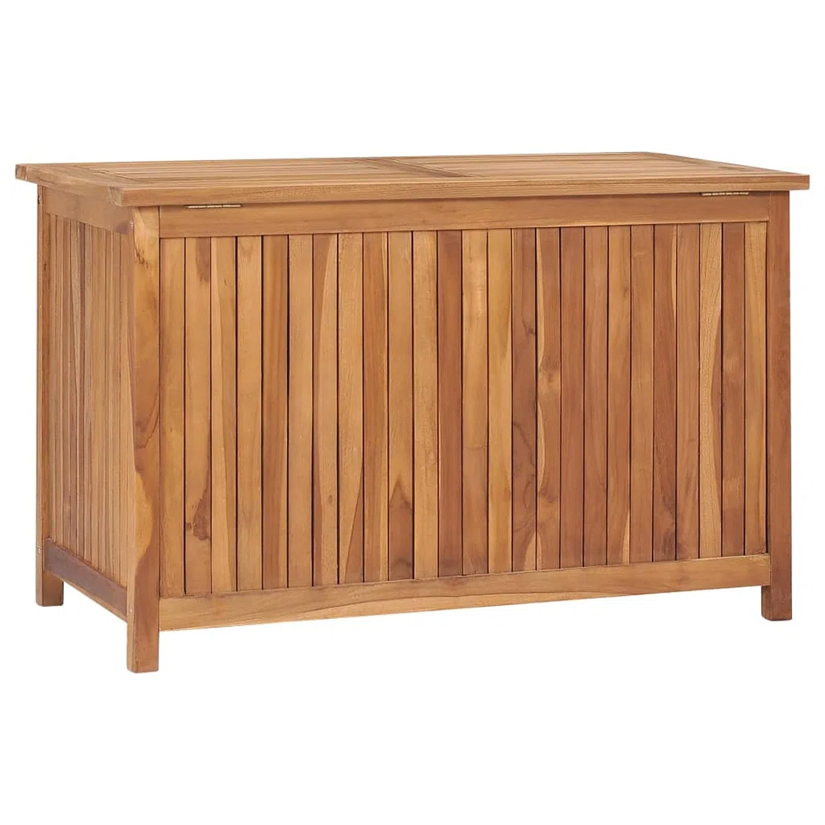 ShGaxin Schowek ogrodowy 90x50x58 cm Solidne drewno tekowe, pudełko do przechowywania ogrodu, skrzynia do przechowywania, pudełko do przechowywania, 384